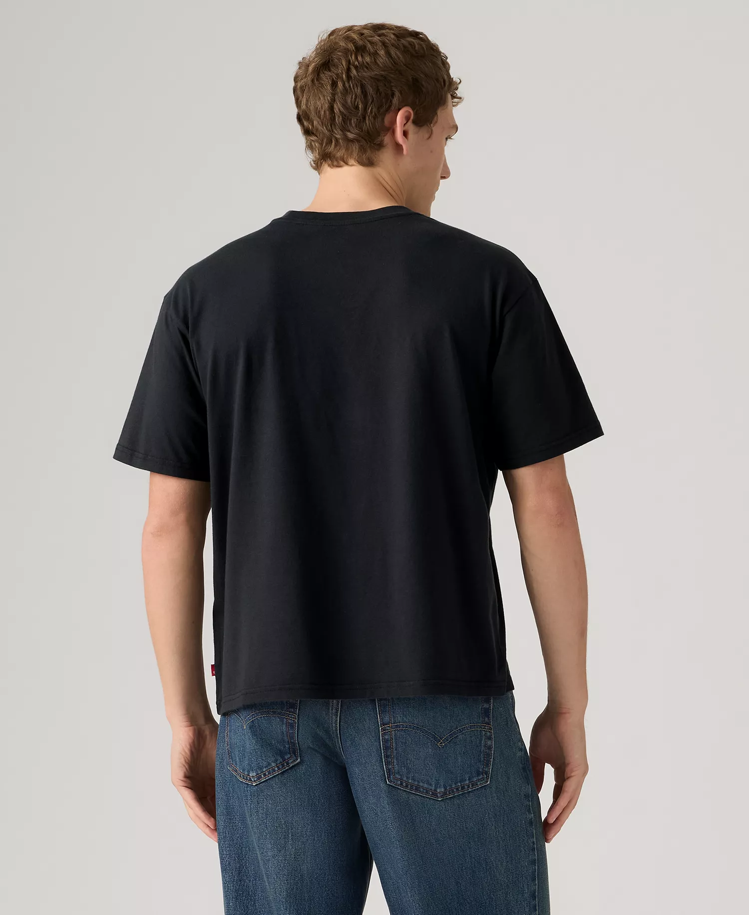 Men's Boxy Crewneck T-Shirt - Black - 2XL