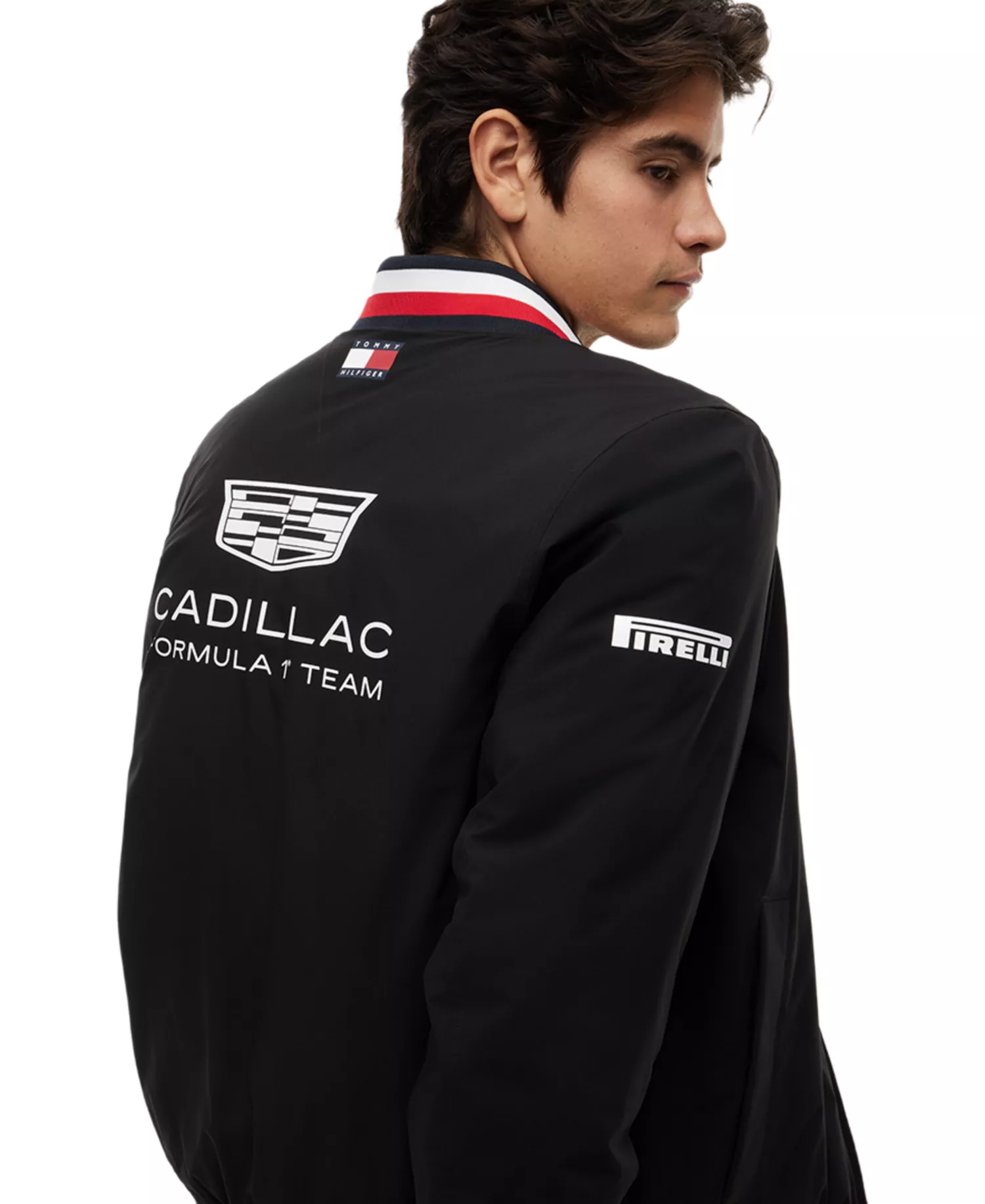 x Cadillac F1® Men's Replica Varsity Jacket - Black - S