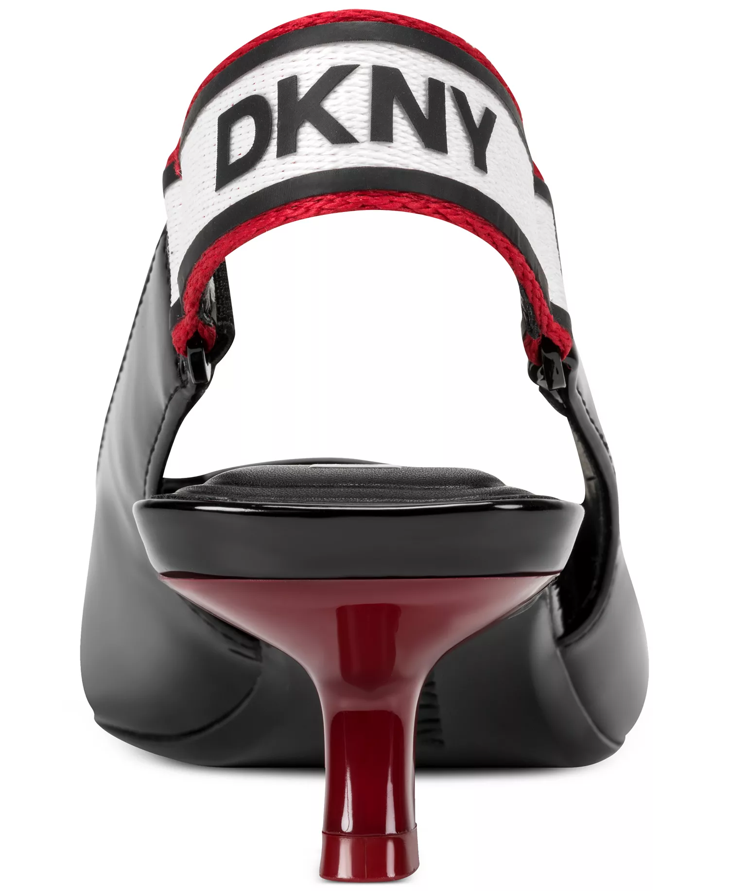 Women's Nolene Slingback Pumps - Black/Ruby - 6.5M