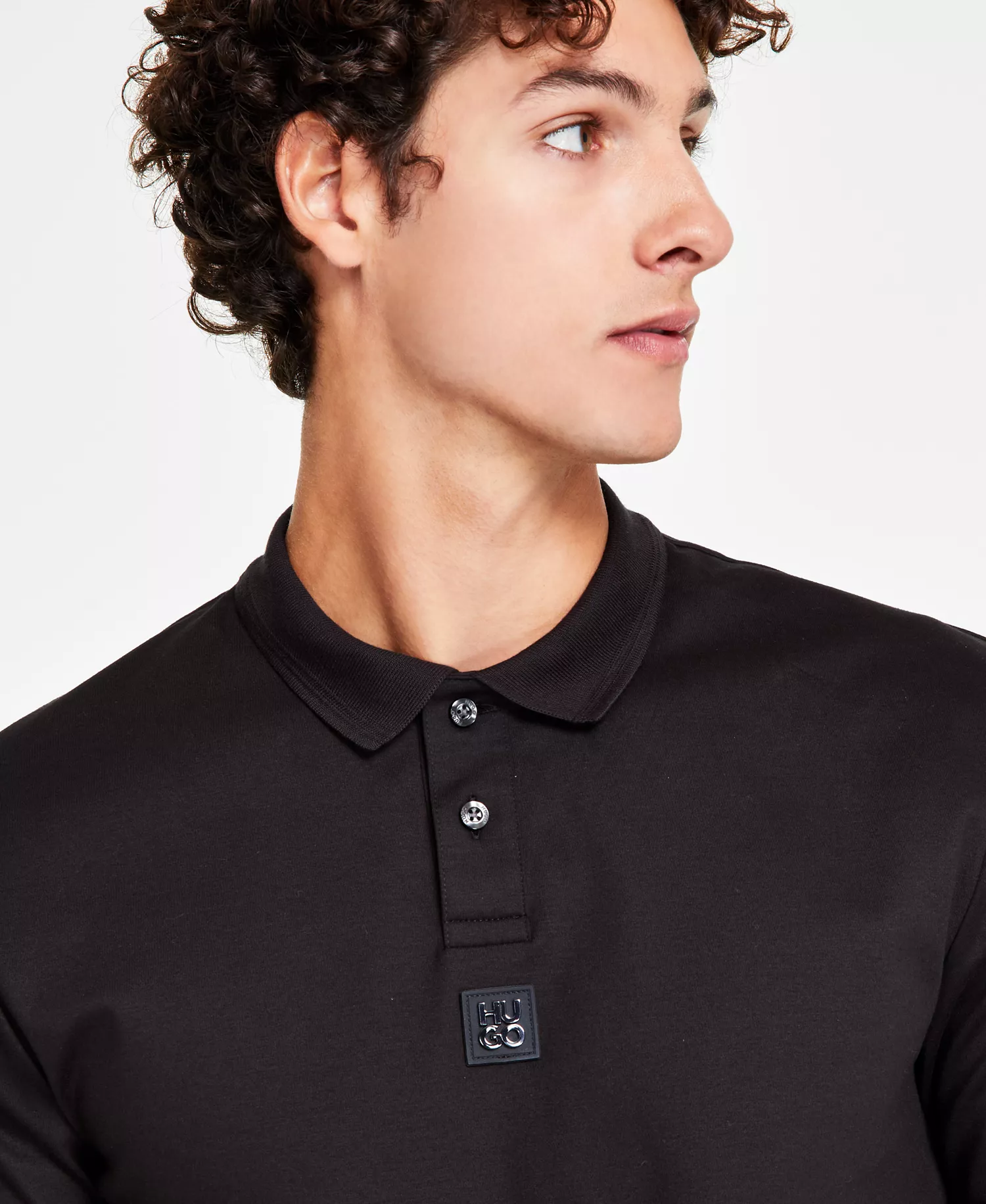Men's Regular-Fit Polo Shirt - Black - 2XL