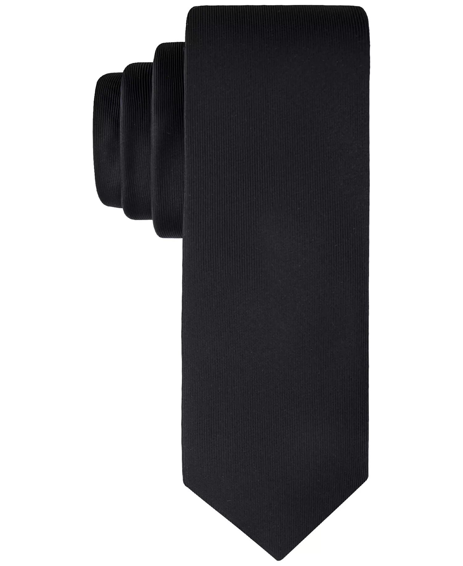 Men's Unison Solid Tie - Black - ONE SIZE