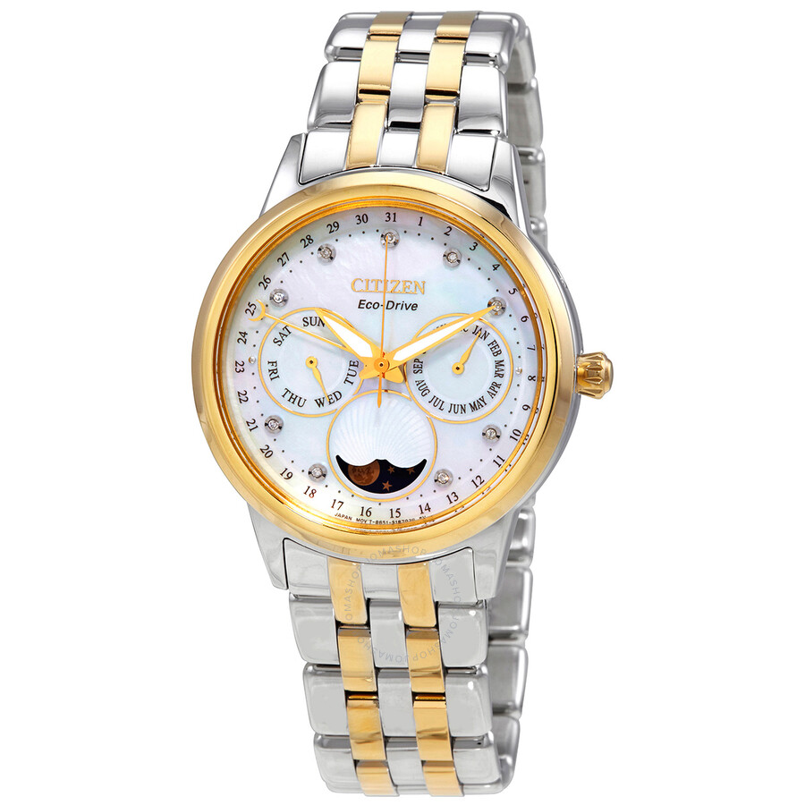 Citizen Eco-Drive Calendrier Chronograph Diamond Ladies Watch