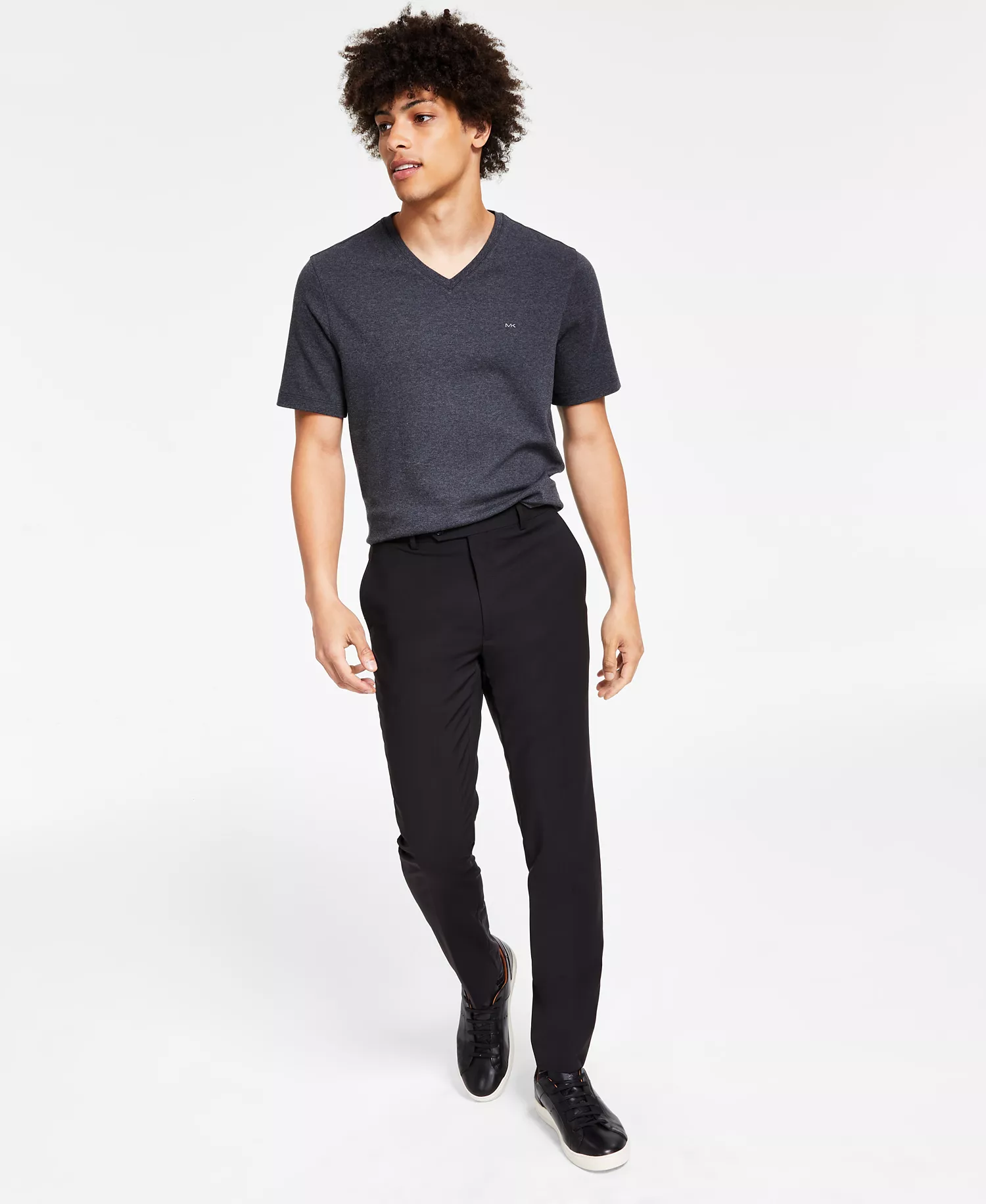 Men's Skinny-Fit Infinite Stretch Suit Pants- CLOSE OUT! - Black - 32 - 30
