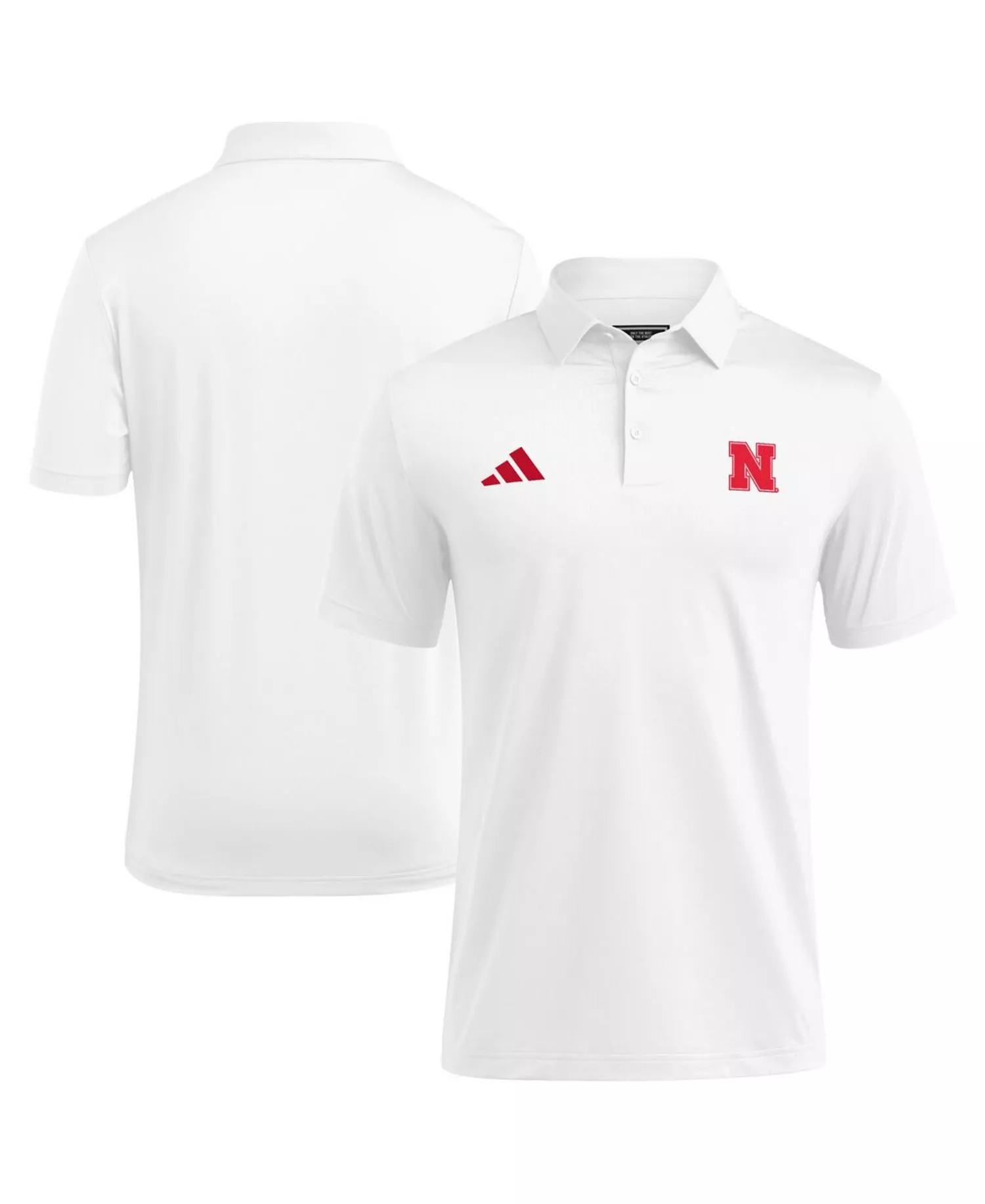 Men's White Nebraska Huskers Ultimate 365 Polo Shirt - White - 2XL