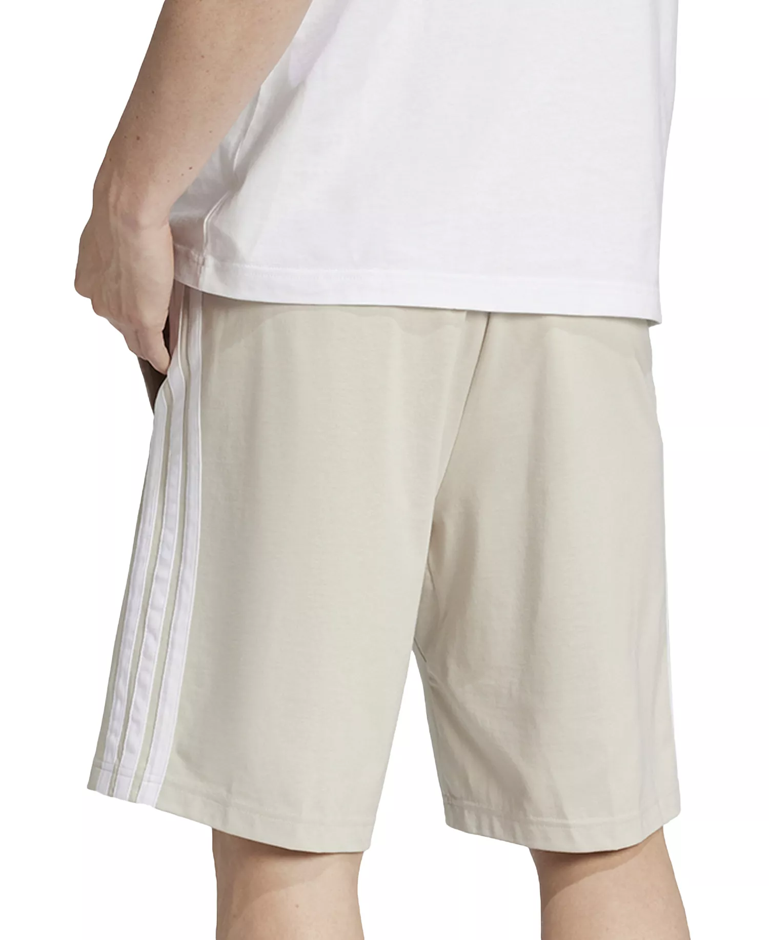 Men's Jersey Shorts - Alumina/wht - 2XL