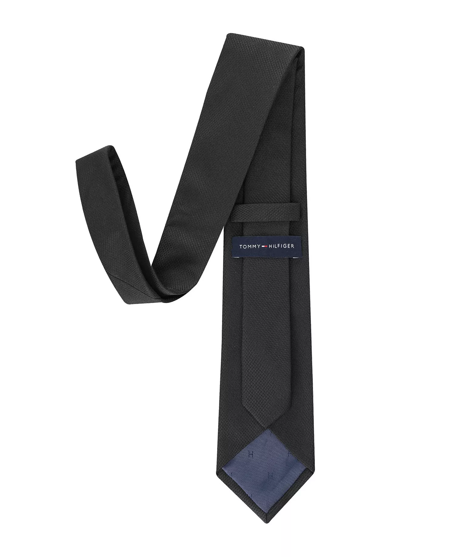 Men's Quinn Solid Classic Tie - Black - ONE SIZE