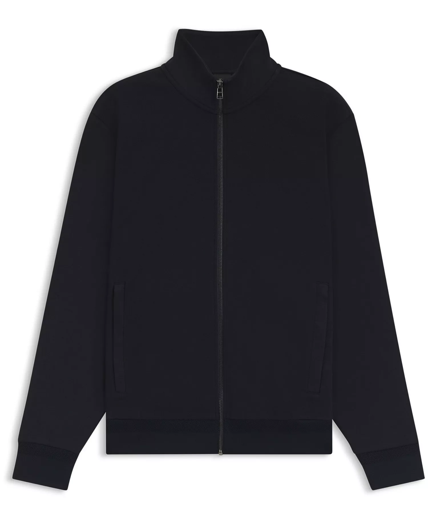 Men's Regular-Fit Zip-Up Sweatshirt - Dark Blue - L