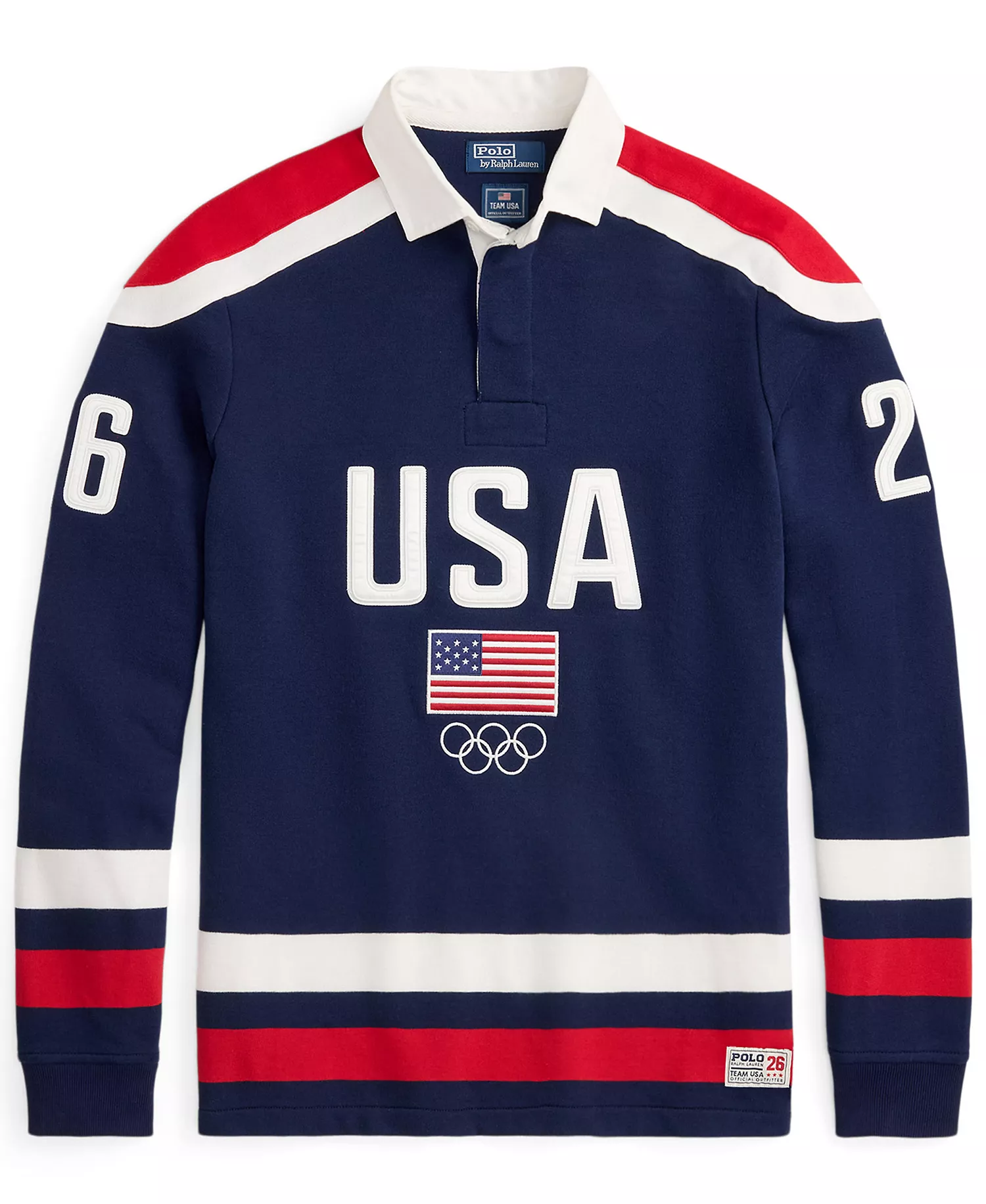 Men's Team USA Rugby Sweatshirt - Refined Navy Multi - L