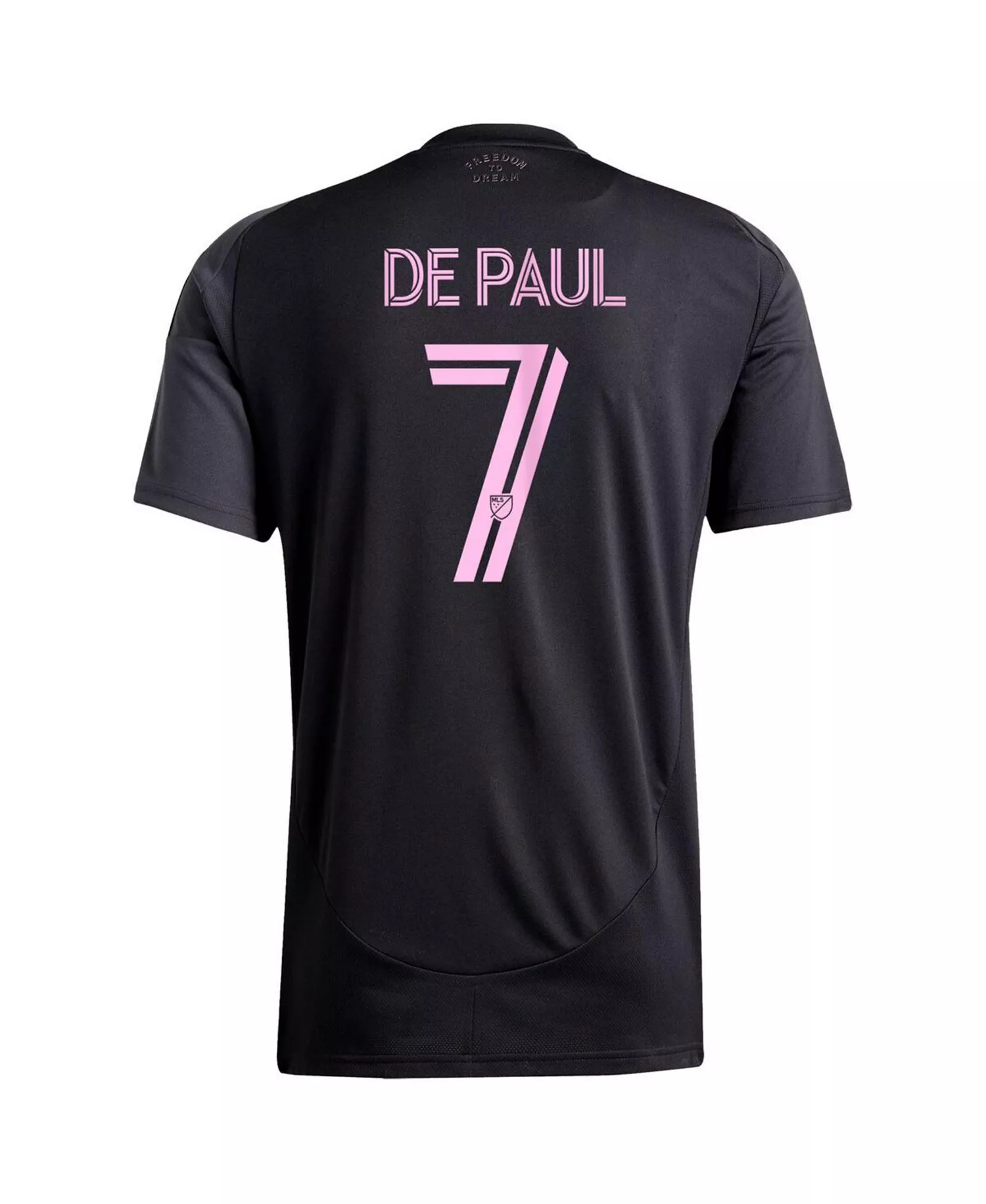 Men's Rodrigo De Paul Black Inter Miami CF 2025 The Fortitude Kit Replica Player Jersey - Black - 2XL
