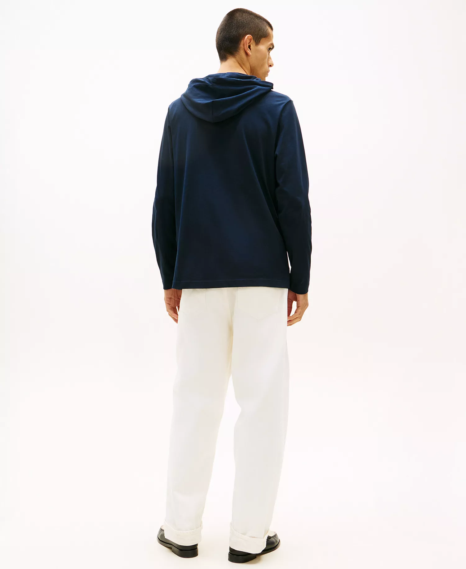 Men's Regular Hooded Long-Sleeve T-Shirt - Desert Sky - L