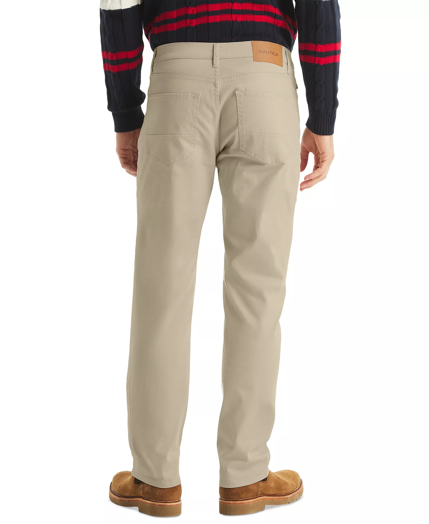 Men's Straight-Fit Vintage Stretch 5 Pocket Denim Pant - Coastal Brown - 30x30