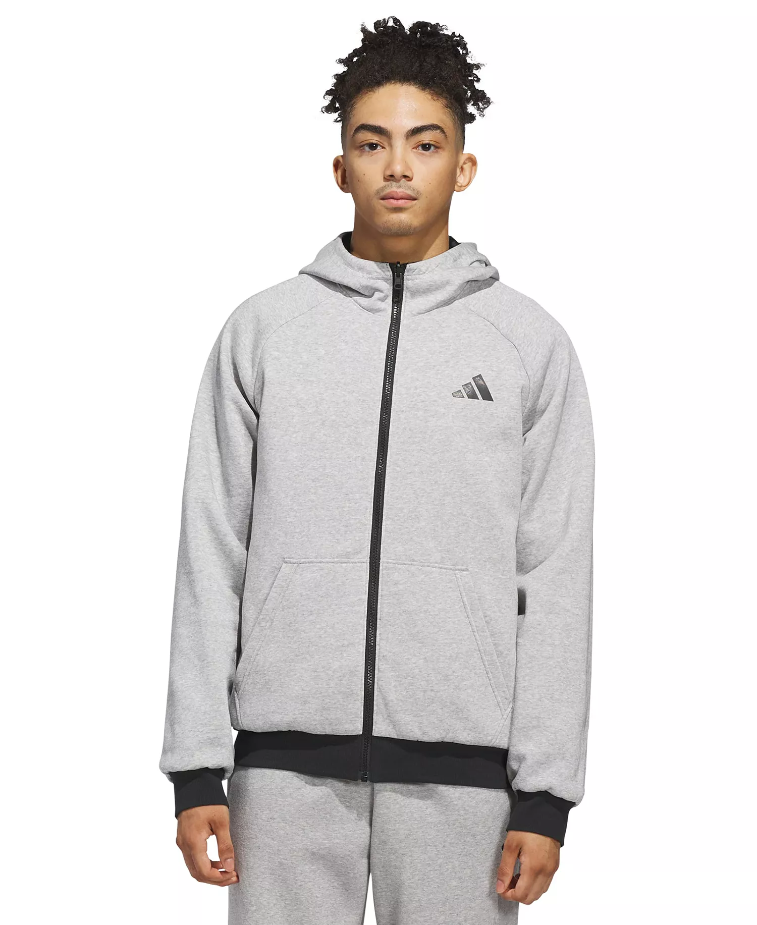 Men's Balance Reversible Hooded Jacket - Black/white - 2XL