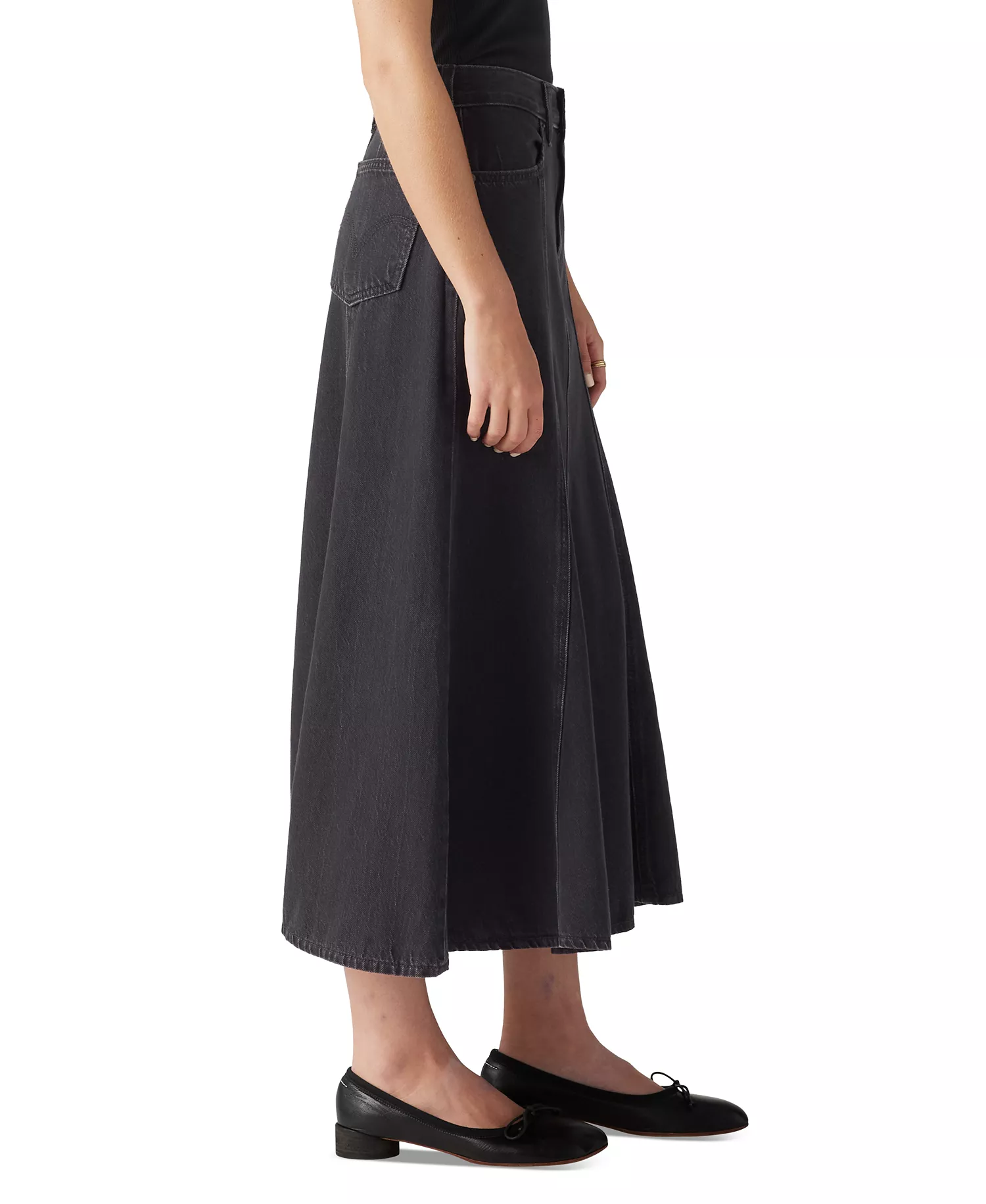 Women's Fit & Flare Denim Skirt - Cherish The Day - 24
