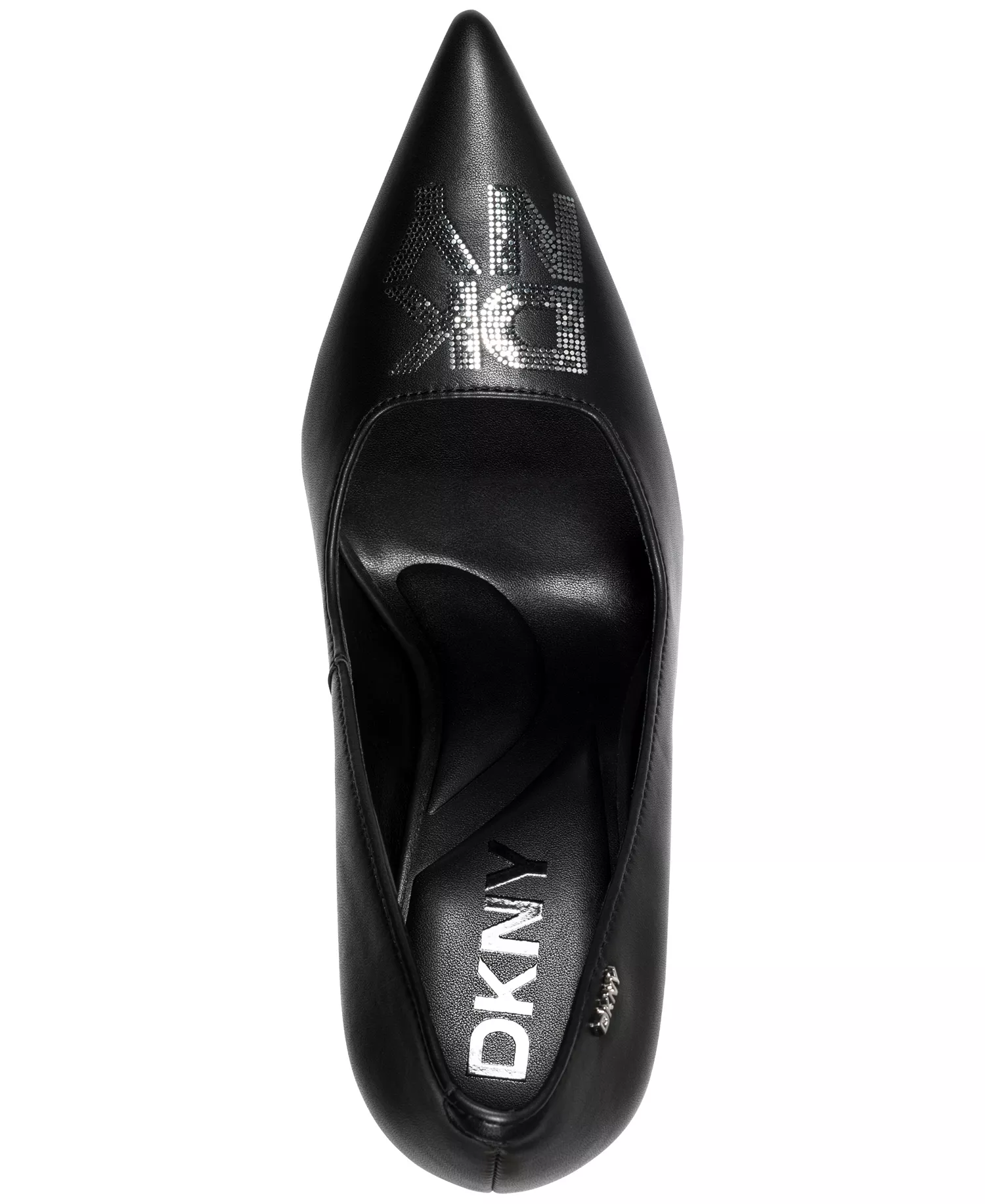 Women's Cinthia Sequin Logo Heel Pumps - Black - 10M
