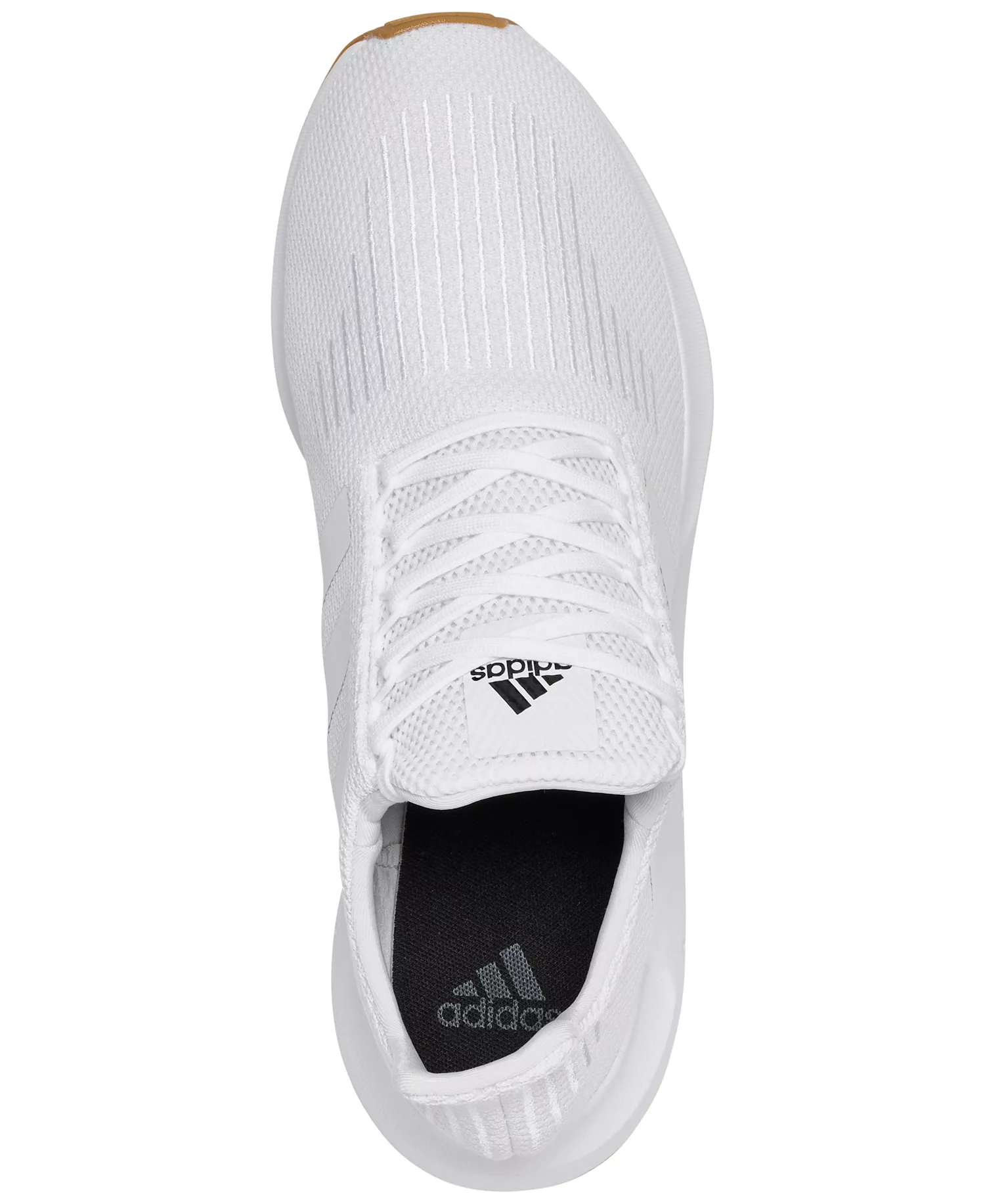 Men's Swift Run 1.0 Casual Sneakers from Finish Line - White, Gum - 10