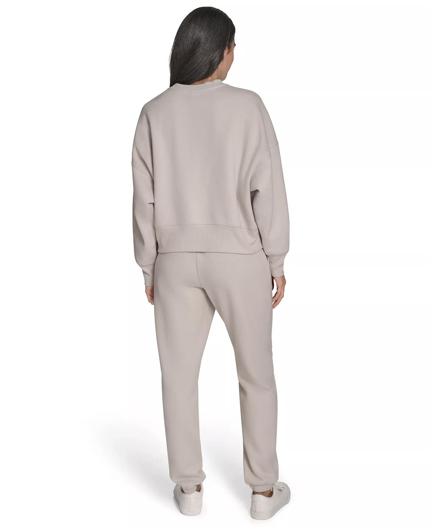 Women's Performance Flocked Logo Pull-On Sweatshirt - Porcini - L