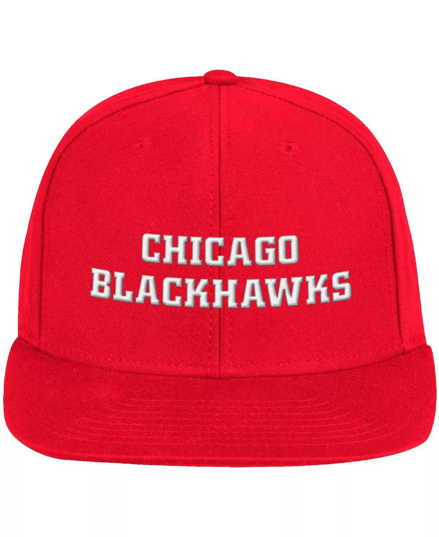 Men's Red Chicago Blackhawks Snapback Hat - Red - One Size Fits All