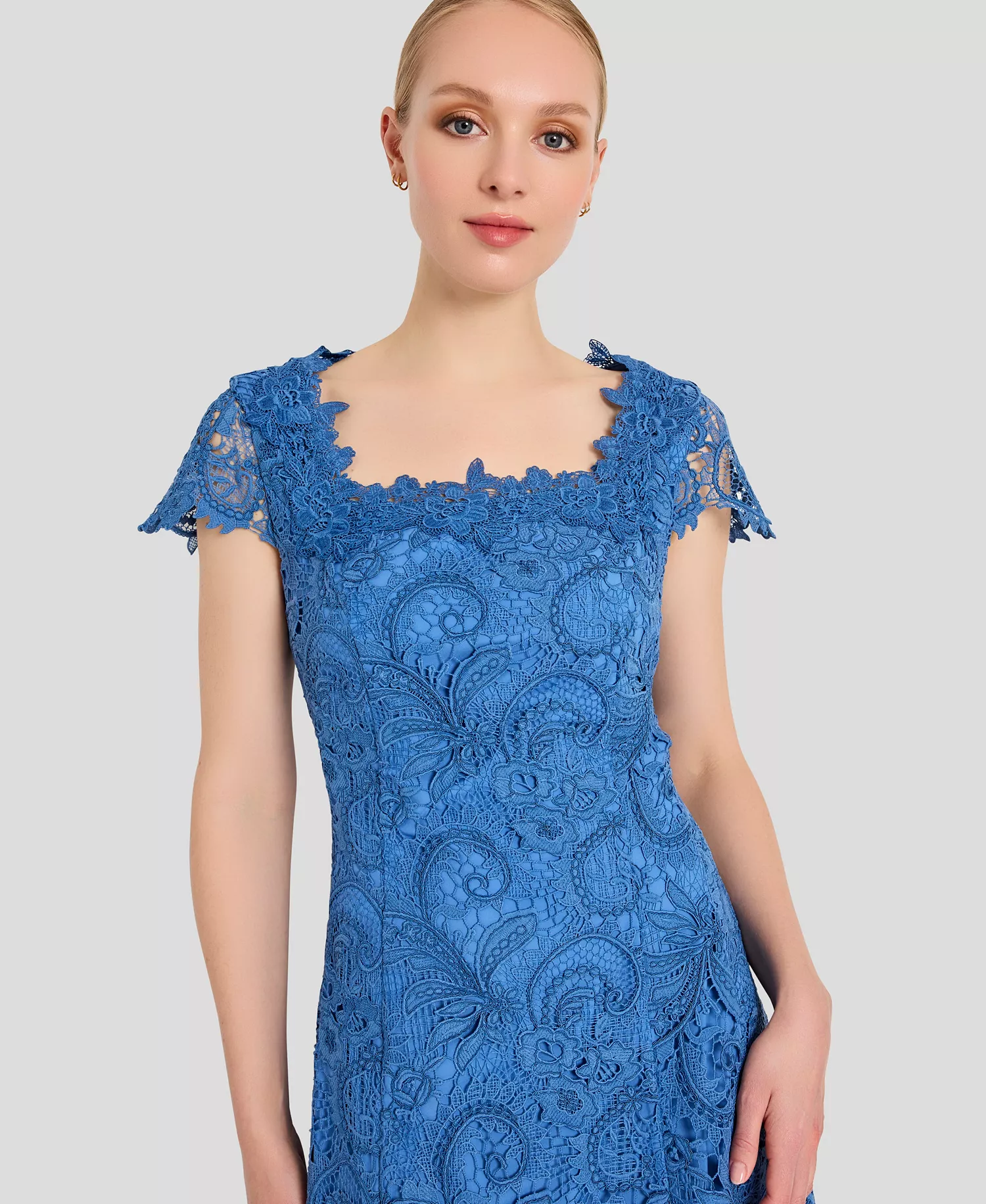 Women's Corder Lace Fit Midi Ball Gown - Riverside - 10