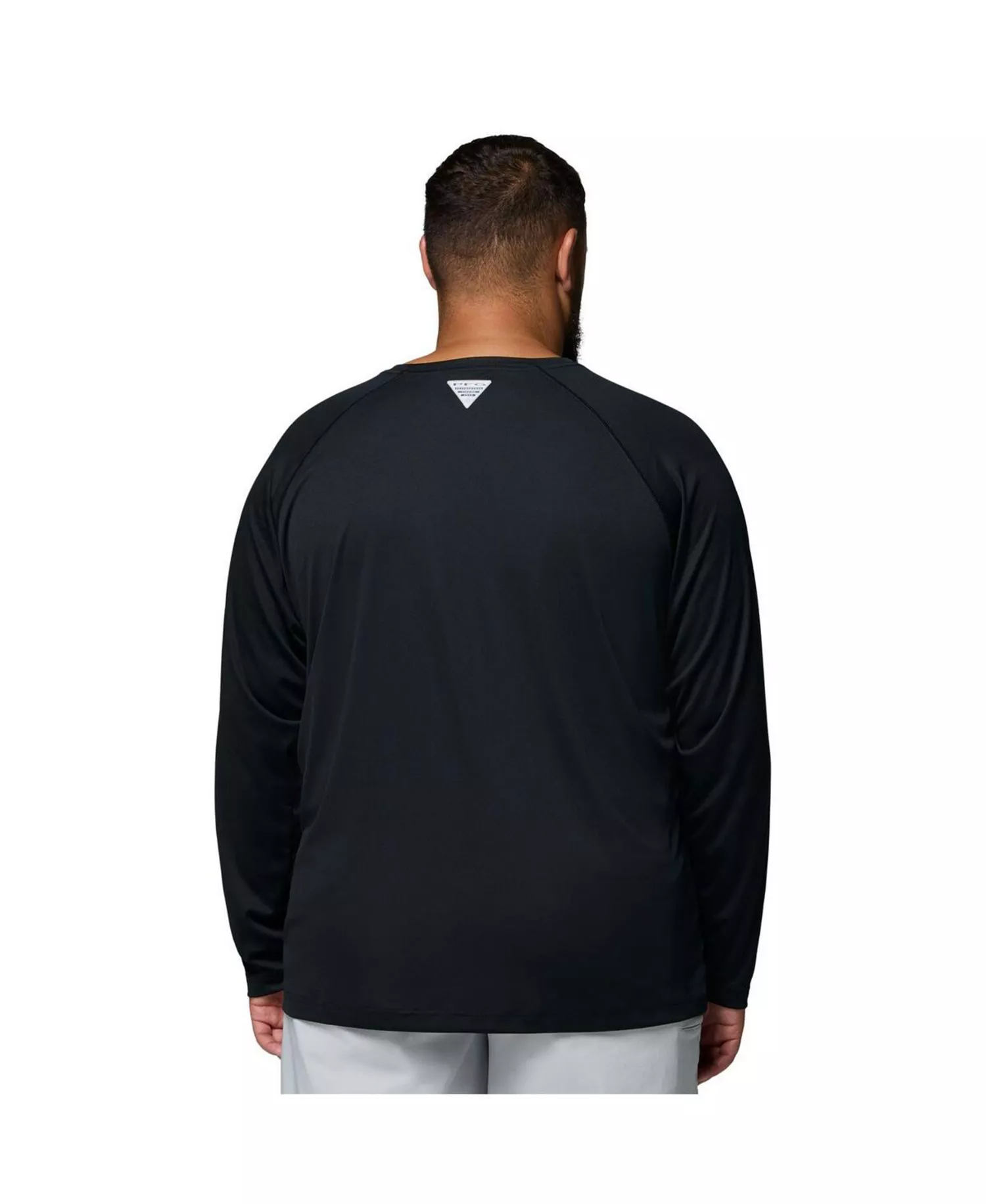 Men's Black Tennessee Volunteers Big Tall Terminal Tackle Long Sleeve Omni-Shade T-Shirt - Black - 3XT