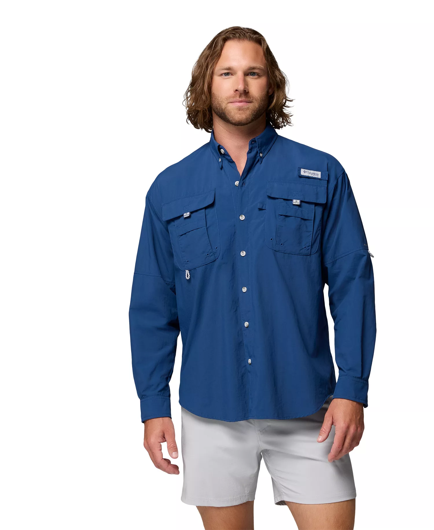 Men's Bahama Long-Sleeve Shirt - Carbon - XS