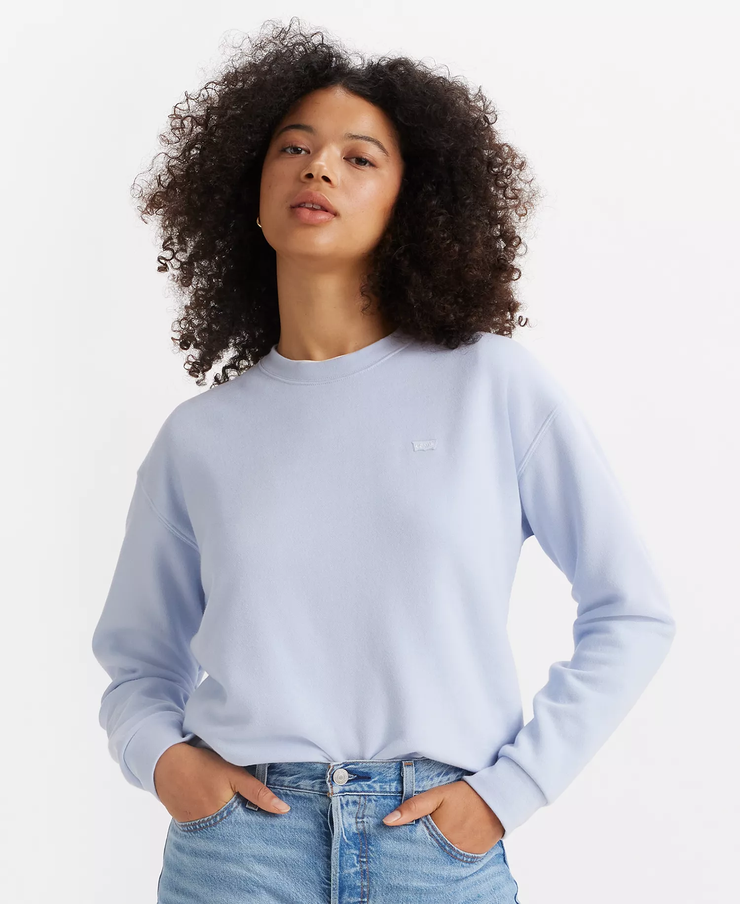 Women's Everyday Crew Neck Sweatshirt - Kentucky Blue - L