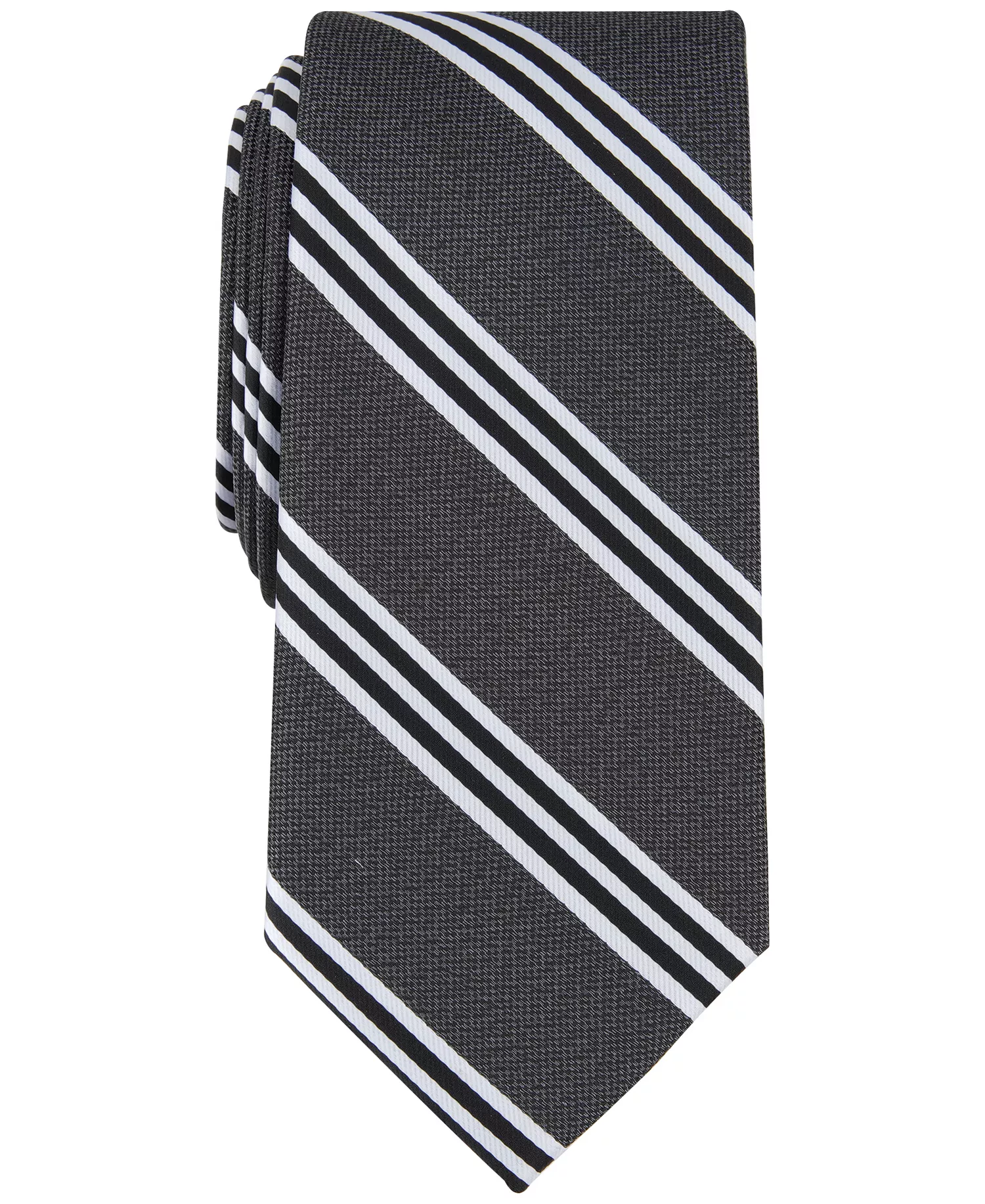 Men's Bilge Striped Tie - Black - ONE SIZE