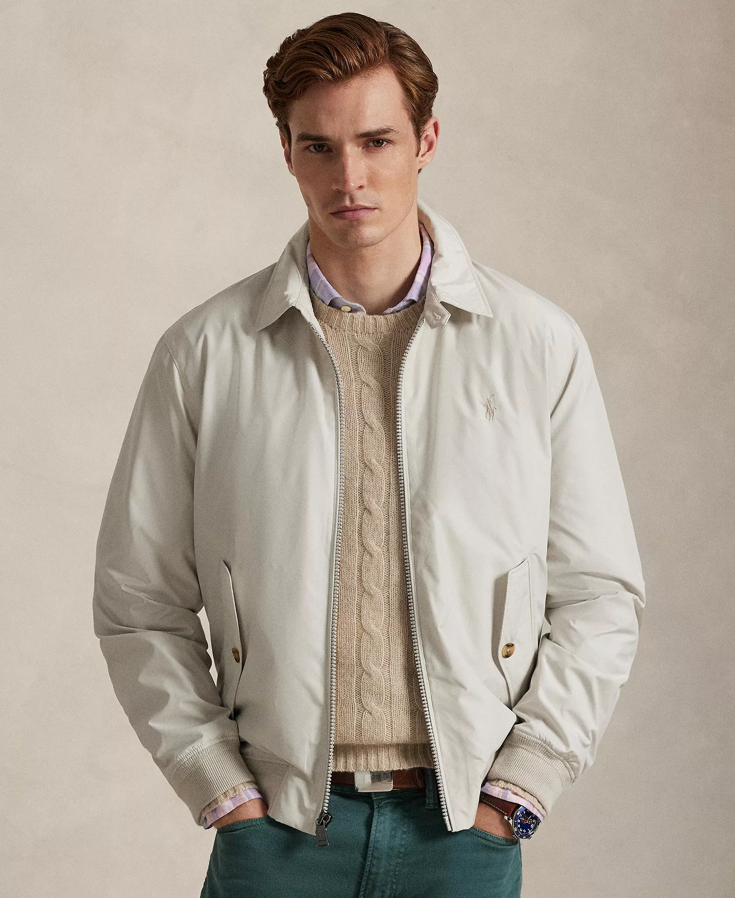 Men's Southland Packable Jacket - Dove Beige - 2XL