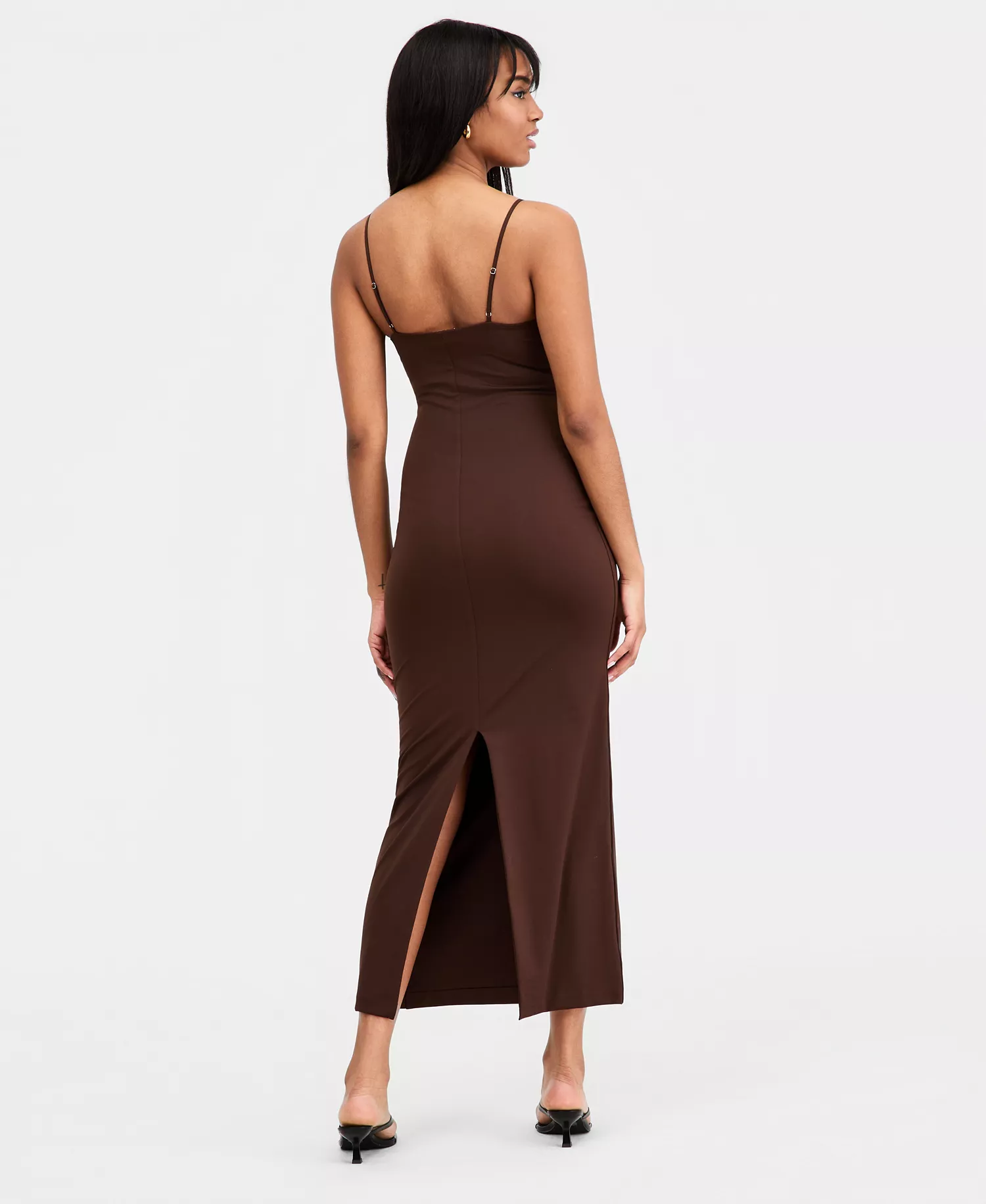 Women's Camisole Bodycon Dress, Macy's Exclusive - Bittersweet - L
