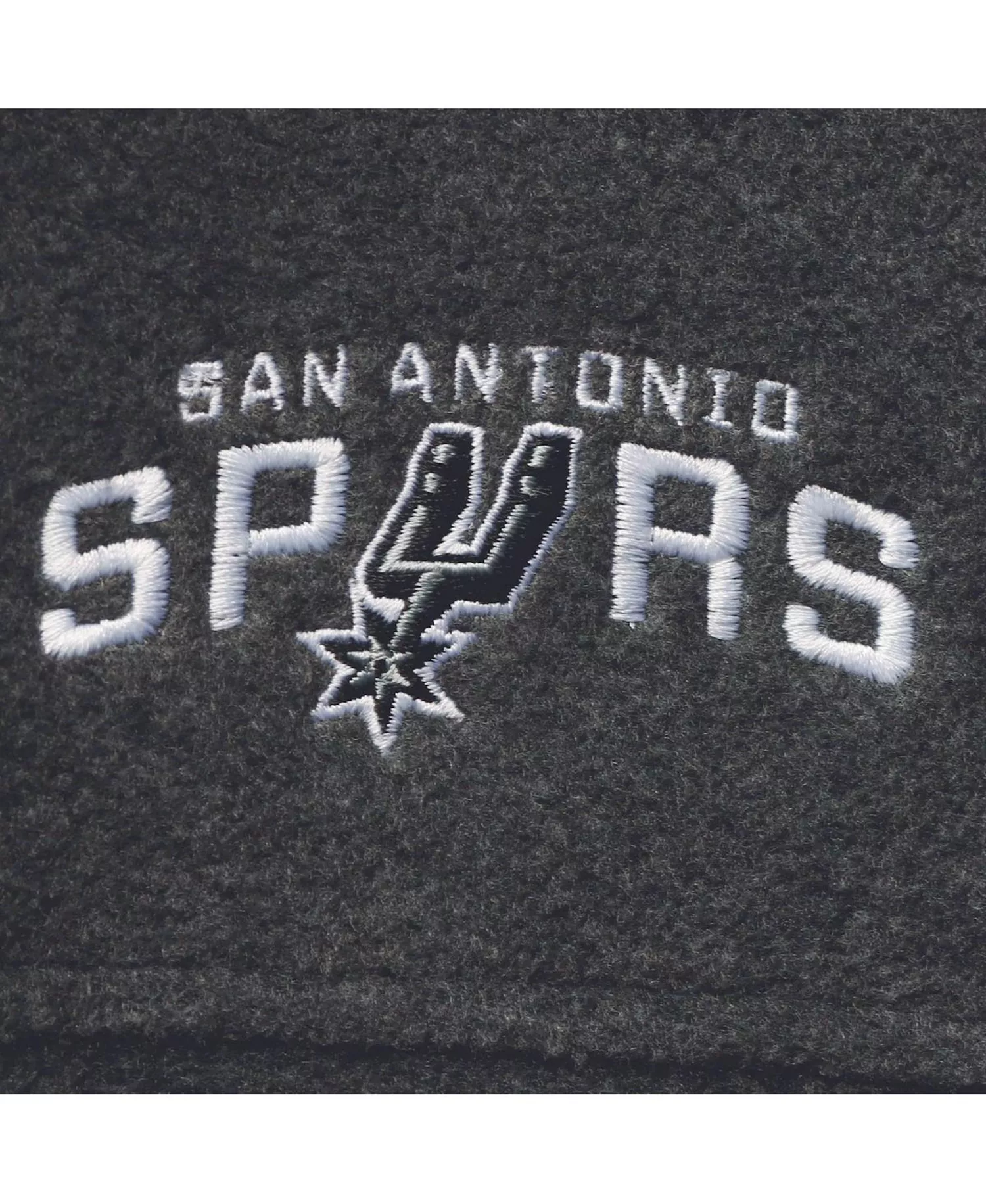 Men's San Antonio Spurs Heathered Charcoal Flanker Full-Zip Jacket - Heathered Charcoal - Small
