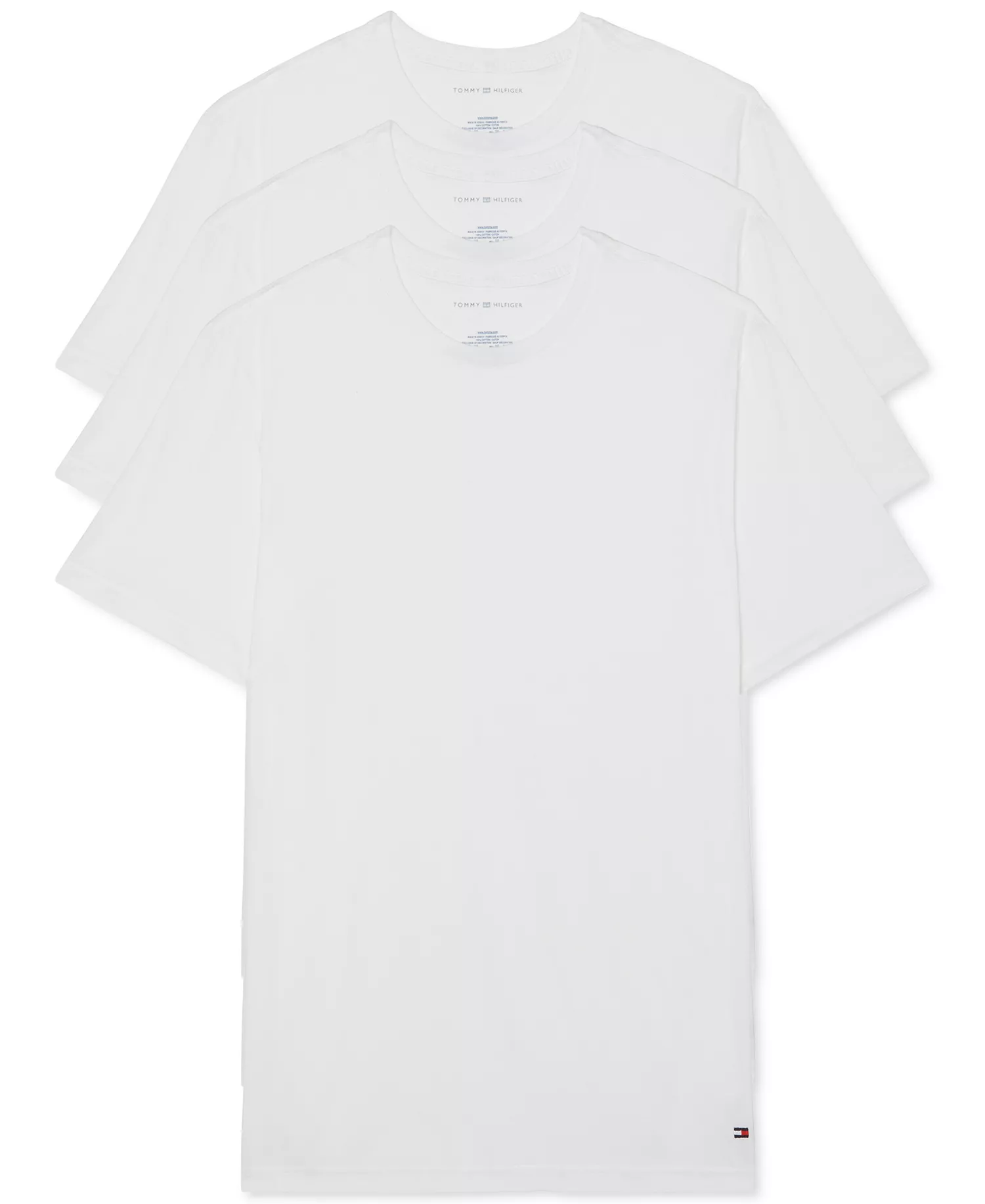 Men's 3-Pack Classic Cotton Undershirts - White - L