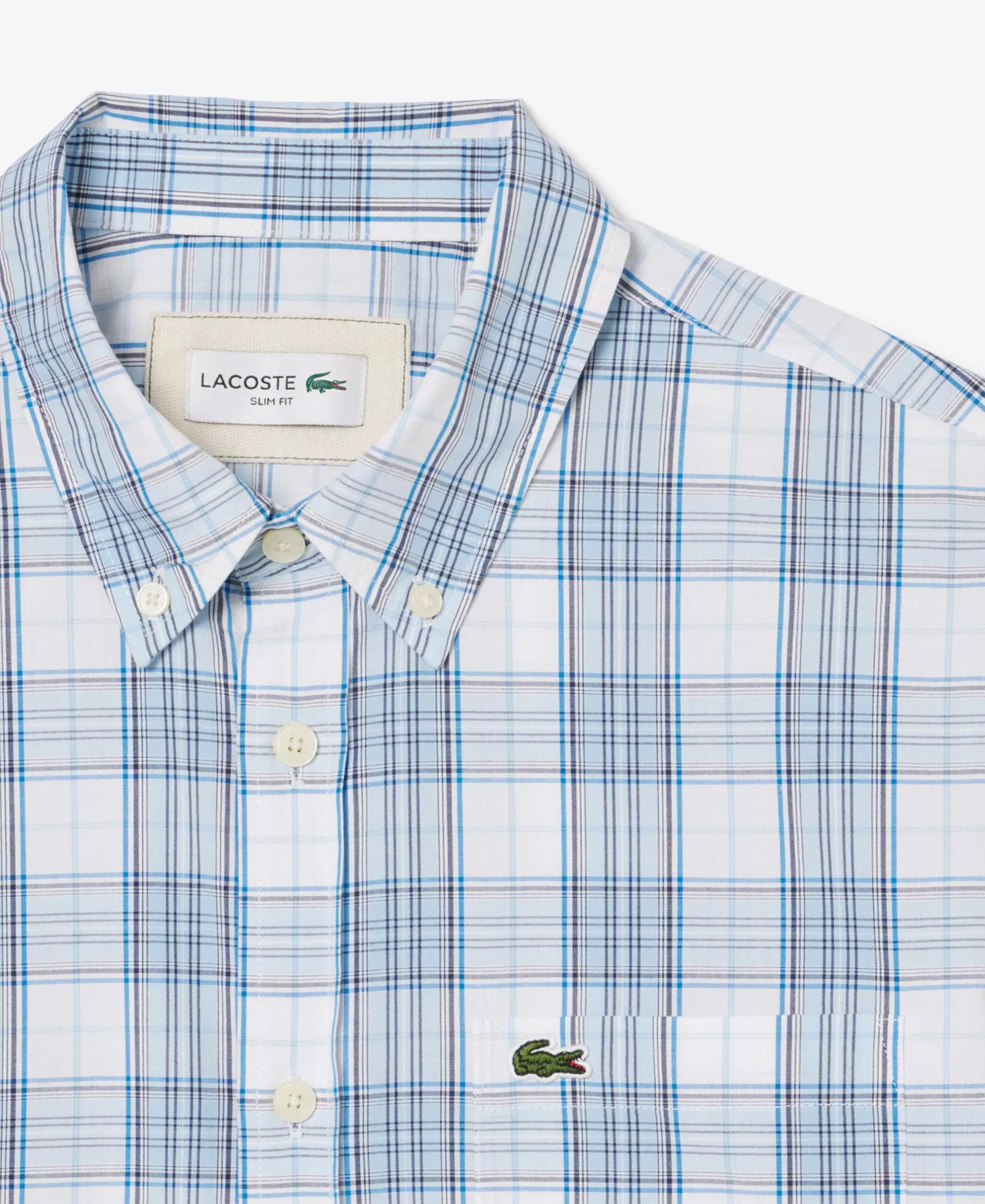 LONG SLEEVED CASUAL - Cgi-White/Overview-Gipsy Blue - 2XL