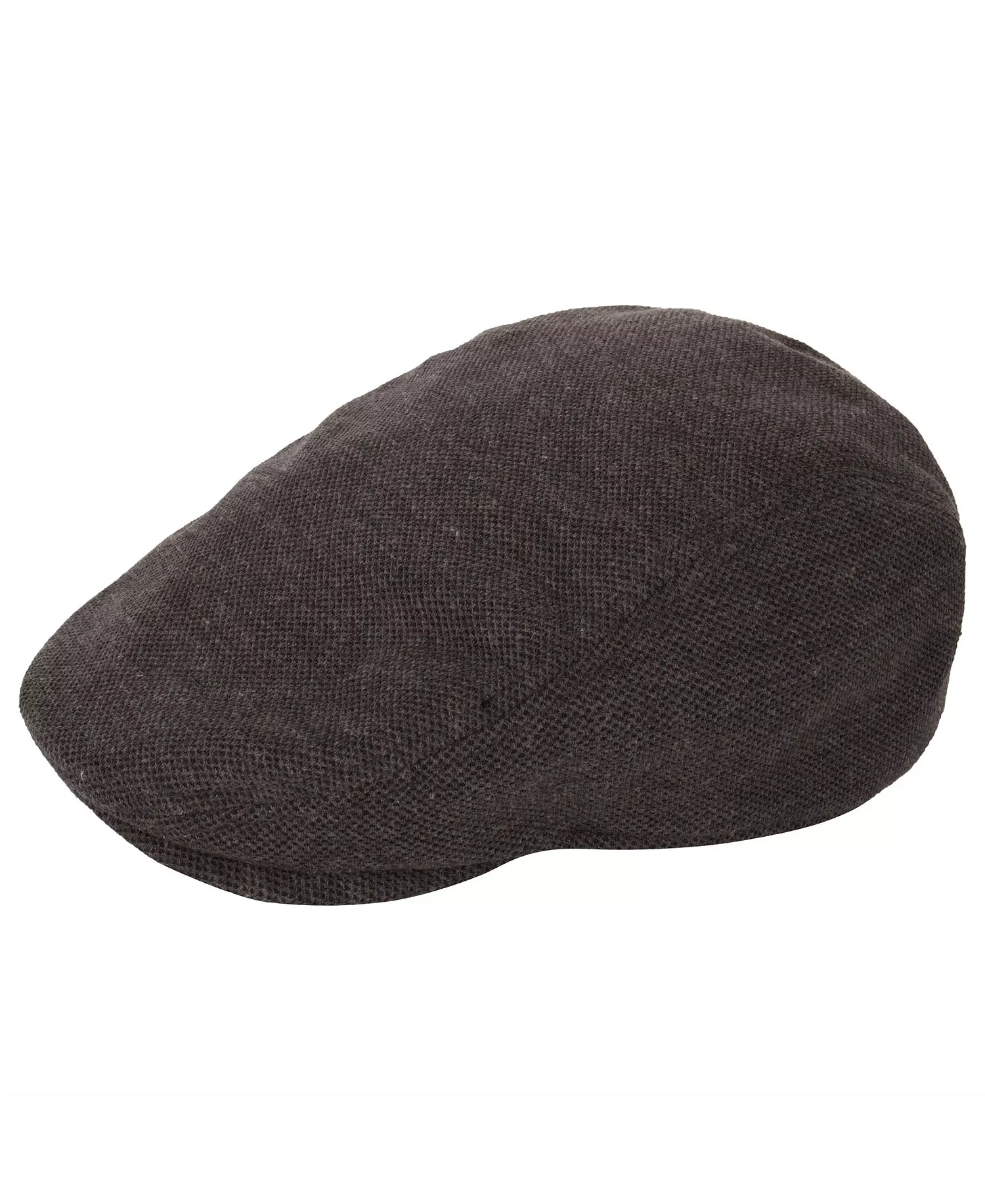 Men's Stretch Pique Flat Top Hat - Black - L/XL