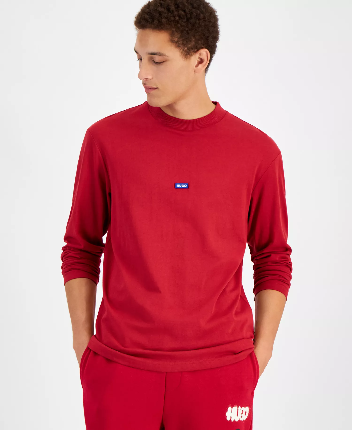 Men's Nilongti Logo Sweatshirt - Burgundy - 2XL