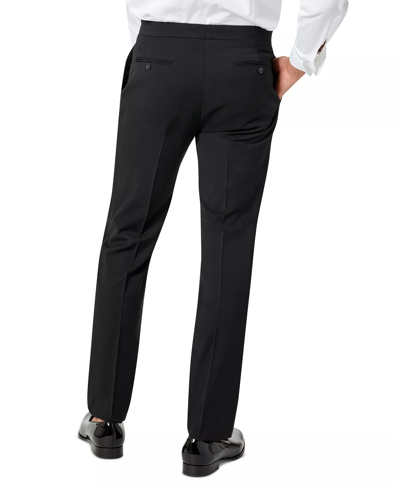 Men's Modern-Fit Flex Stretch Tuxedo Pant - Black - 29x30