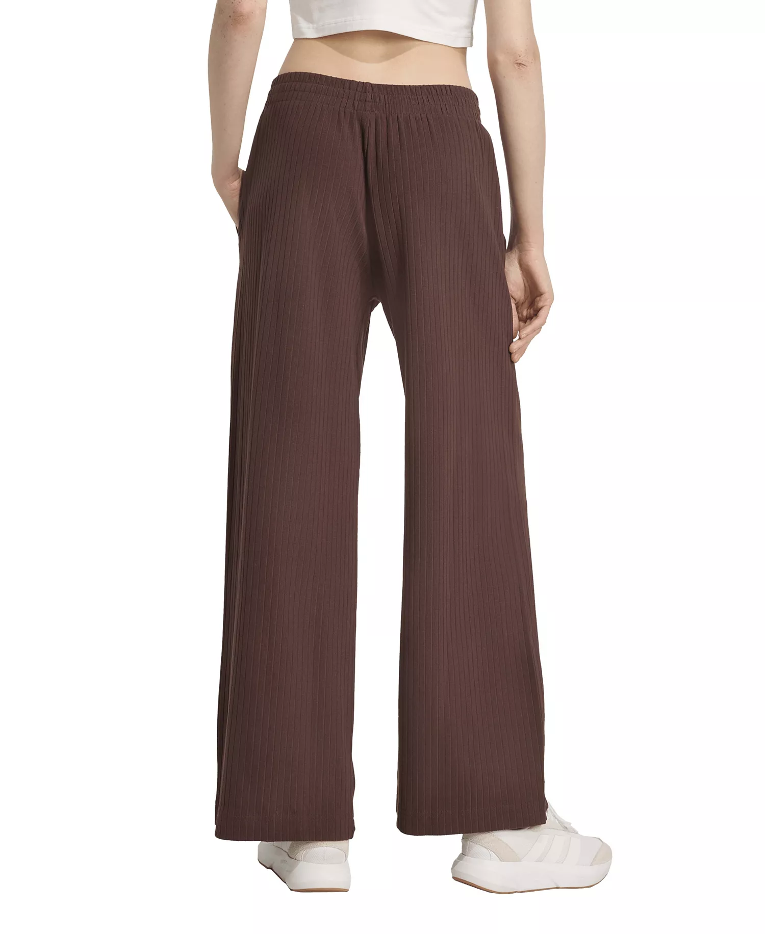 Women's All SZN Winterized Soft Lux Loose Wide-Leg Pants - Shadow Brown - L