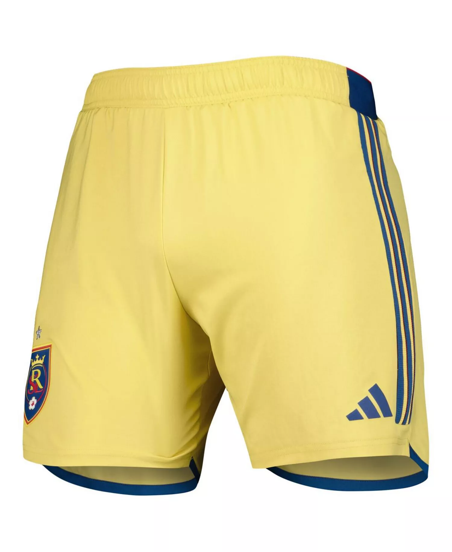 Men's Gold Real Salt Lake 2023 Away AEROREADY Authentic Shorts - Gold - 2XL