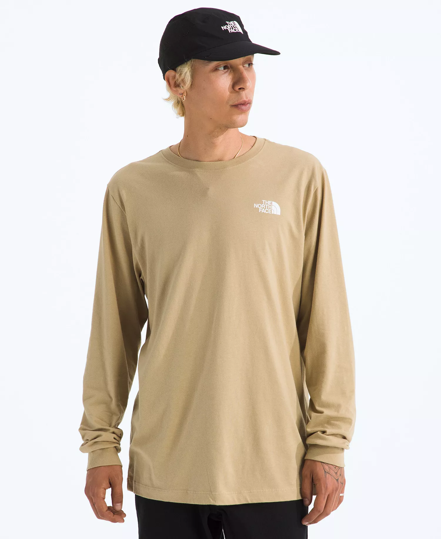 Men's Evolution Box NSE Regular Long-Sleeve T-Shirt - Khaki Stone - 2XL
