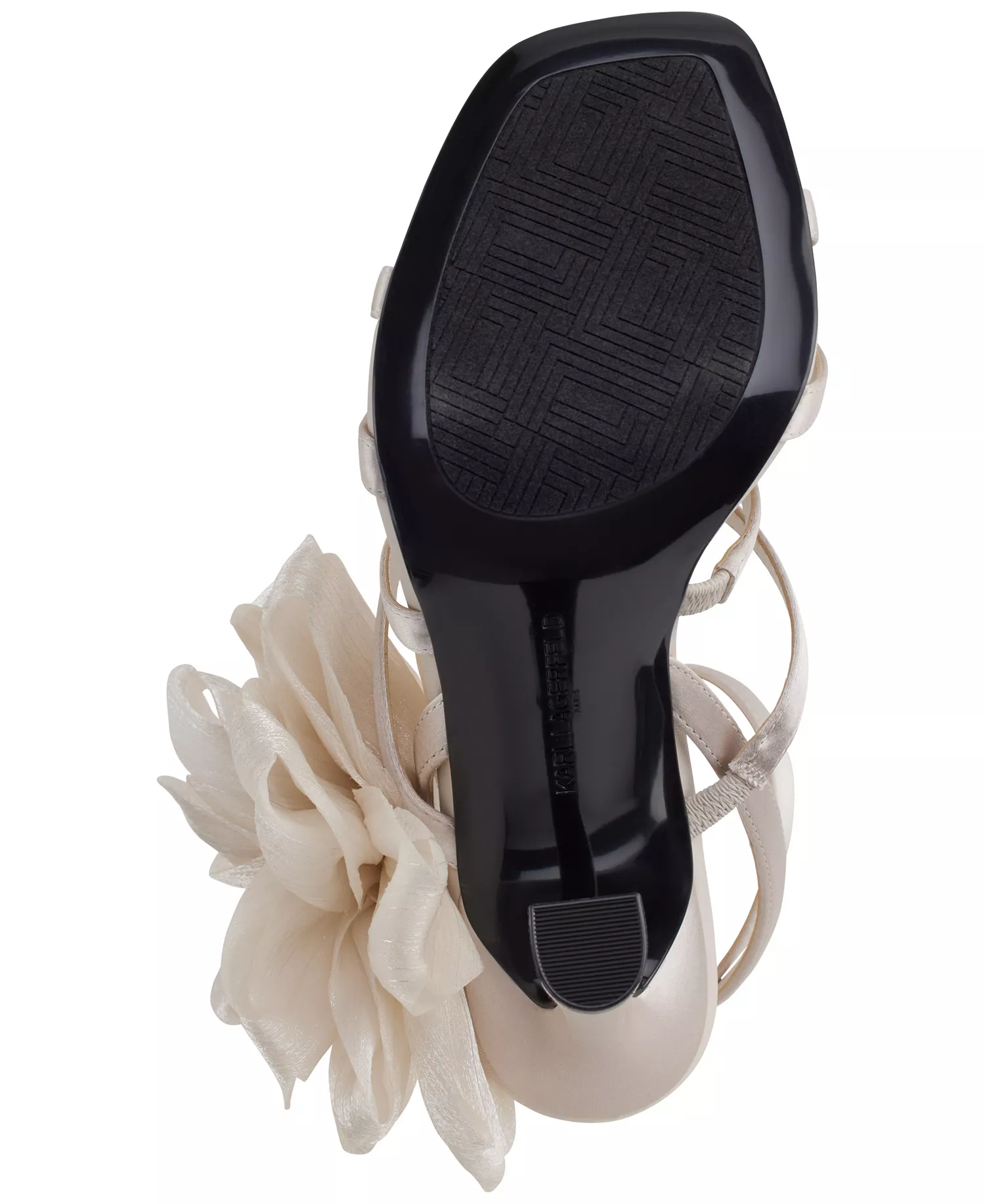 Women's Caela Flower Embellished Dress Sandals - Soft white - 6.5M