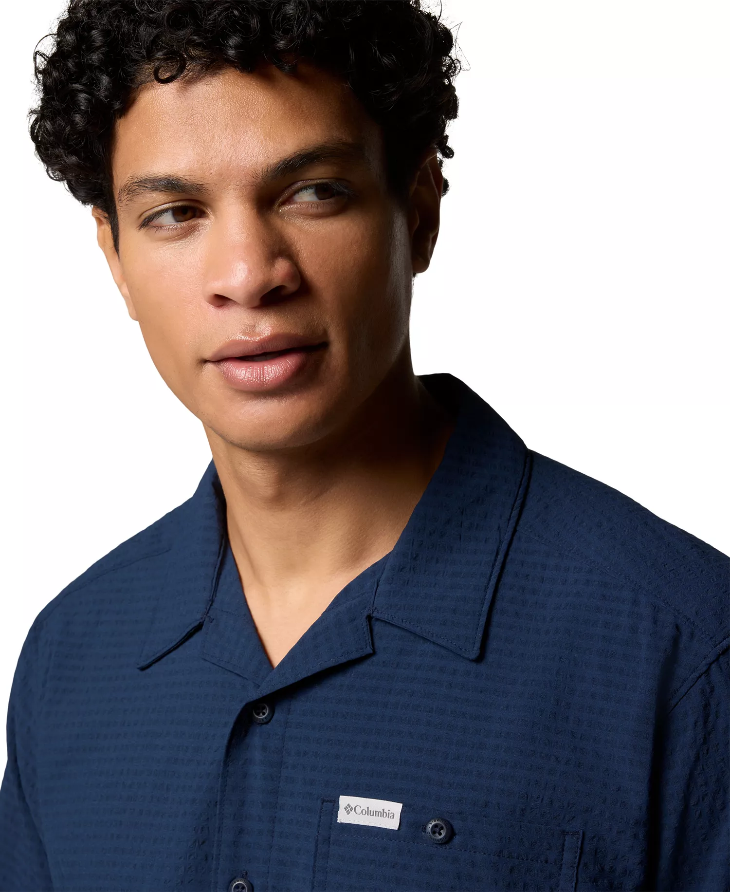 Men's Utilizer Short-Sleeve Camp Shirt - Collegiate - L