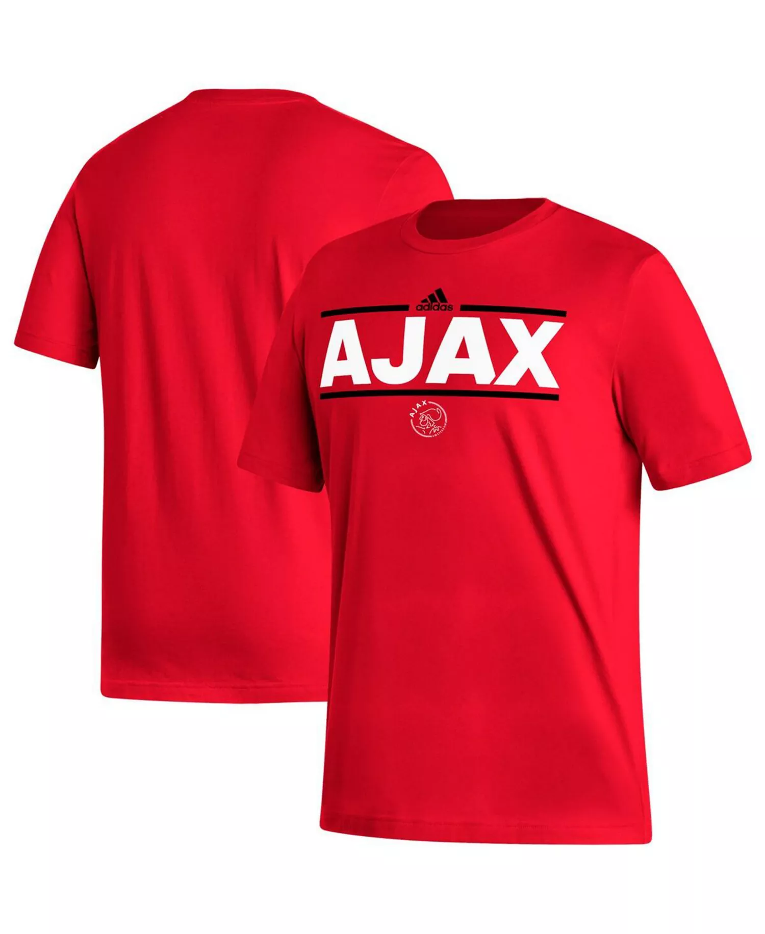 Men's Red Ajax Dassler T-shirt - Red - L