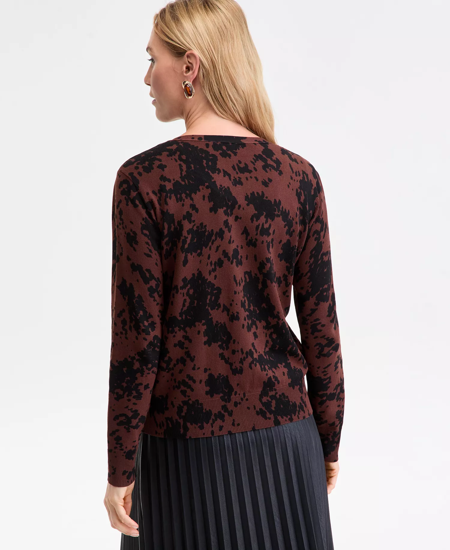 Women's Animal-Print Cardigan, Macy's Exclusive - Ara Animal - XS