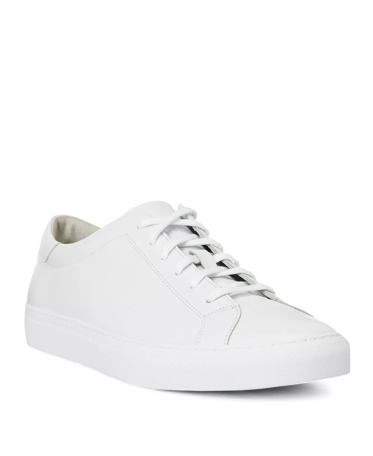 Men's Jermain Leather Sneaker - White - 12