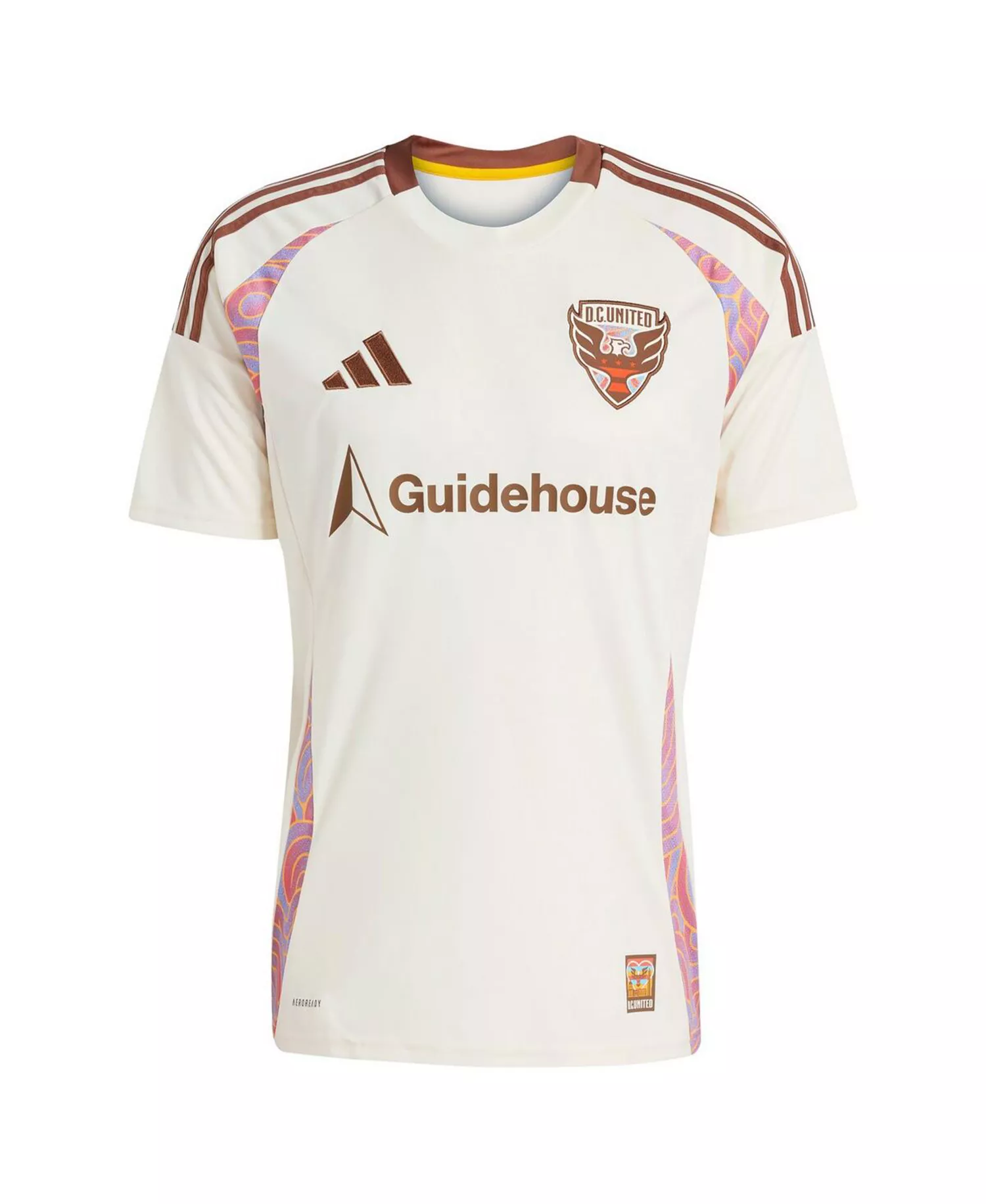 Men's Aaron Herrera Natural D.C. United 2025 The Soul Kit Replica Player Jersey - Natural - 2XL