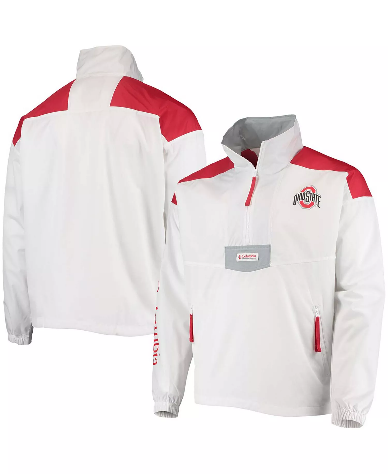 Men's Oklahoma Sooners Santa Ana Anorak Quarter-Zip Jacket - White - M
