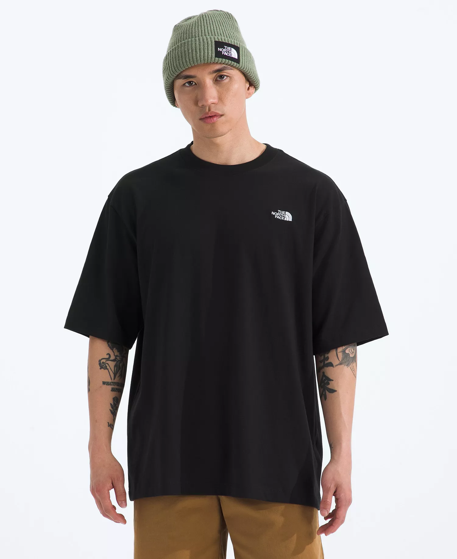 Men's Essential Simple Dome Oversized Short-Sleeve T-Shirt - Black - 2XL