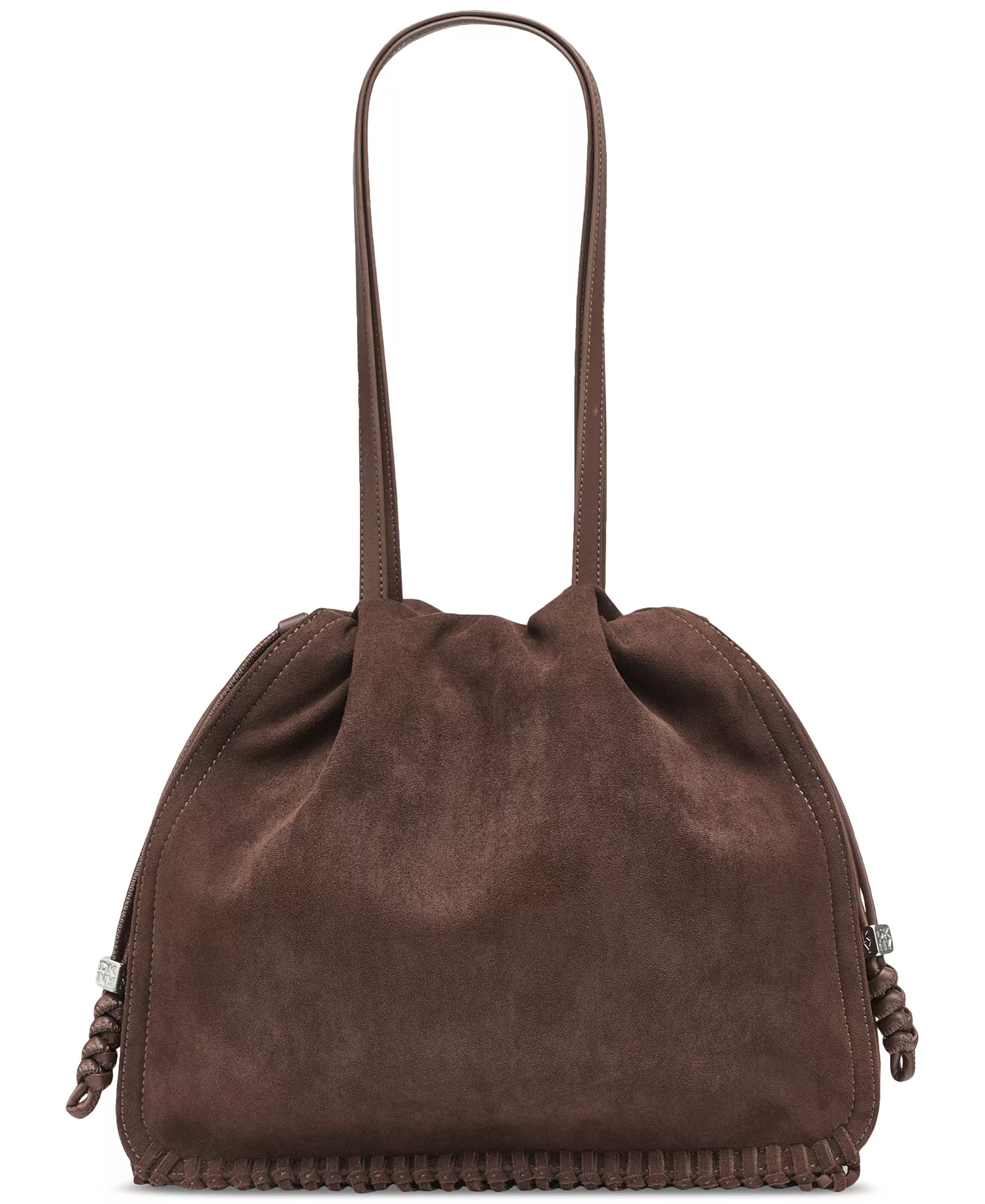 Halle Large Drawstring Tote Bag - Chocolate - NO SIZE