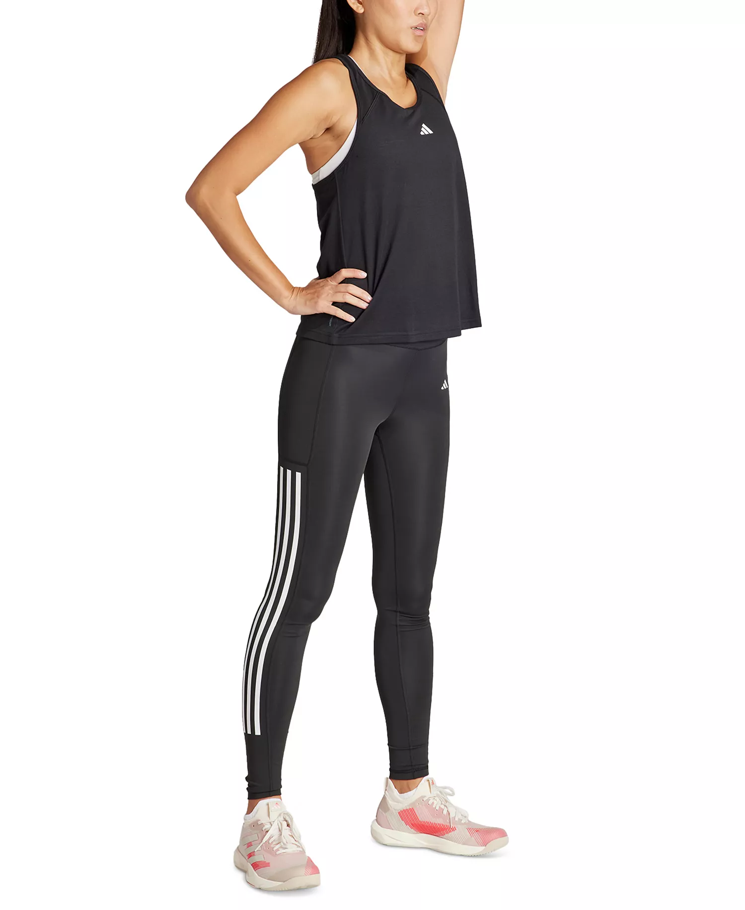 Women's Training Small Logo Racerback Tank Top - Black - 2XL