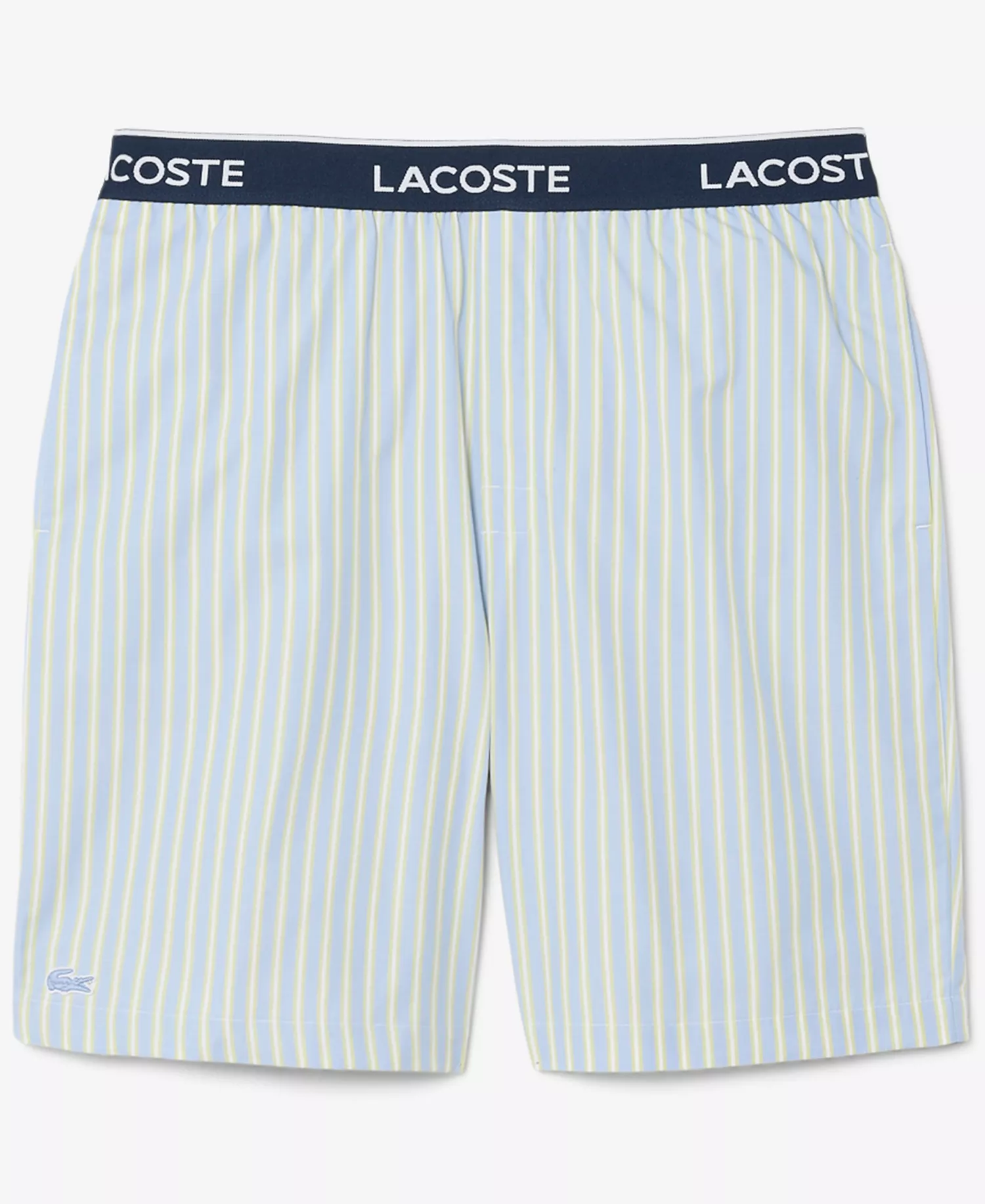 Men's Loungewear Striped Straight-Fit Shorts - Aphylla/Birch-white - L