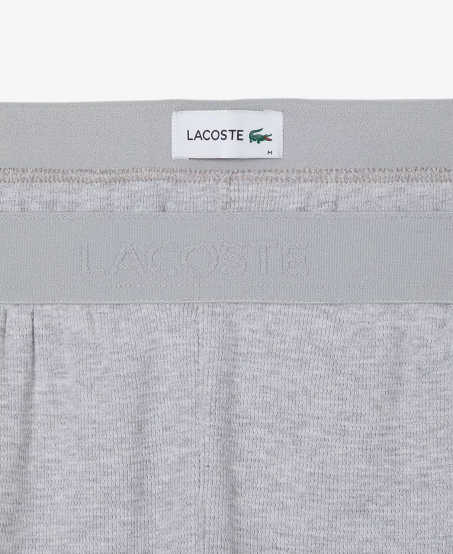 Men's Thermal Sleep Waffle Hoodie, Straight-Fit Knit Joggers & Large Croc Thermal Sleep Shirt - Black - 2XL