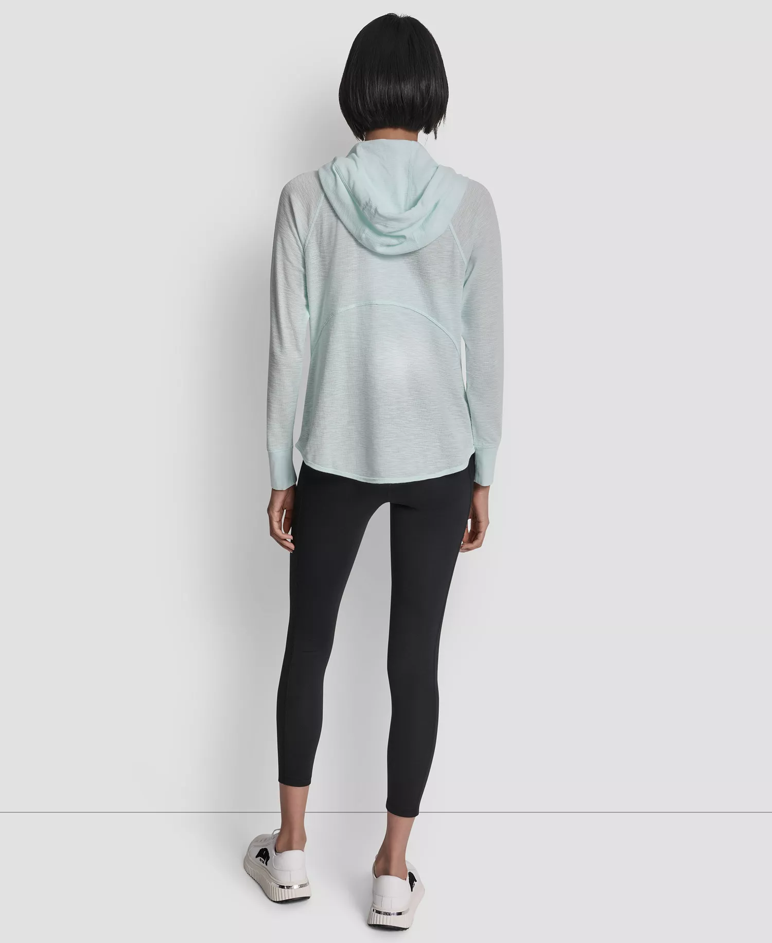 Women's Sport Zip-Front Hoodie Jacket - Black - L